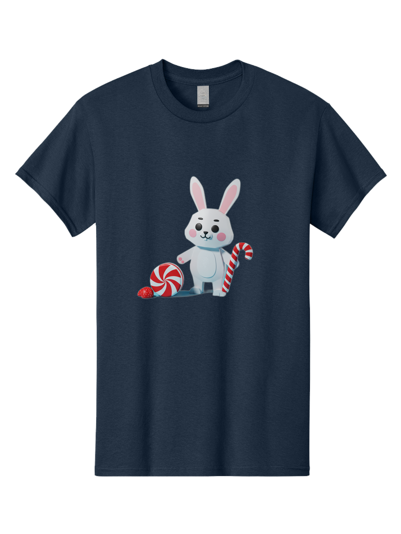 White-Bunny-Holding-Candy-Cane Men'S Graphic Tee, 100% Cotton, Comfortable Casual Summer Wear, Machine Washable, Vintage Camera, Old Camera, Antique Camera, Black Camera, Classic Photography, Photography Equipment, Nostalgic Device, Baq185 14