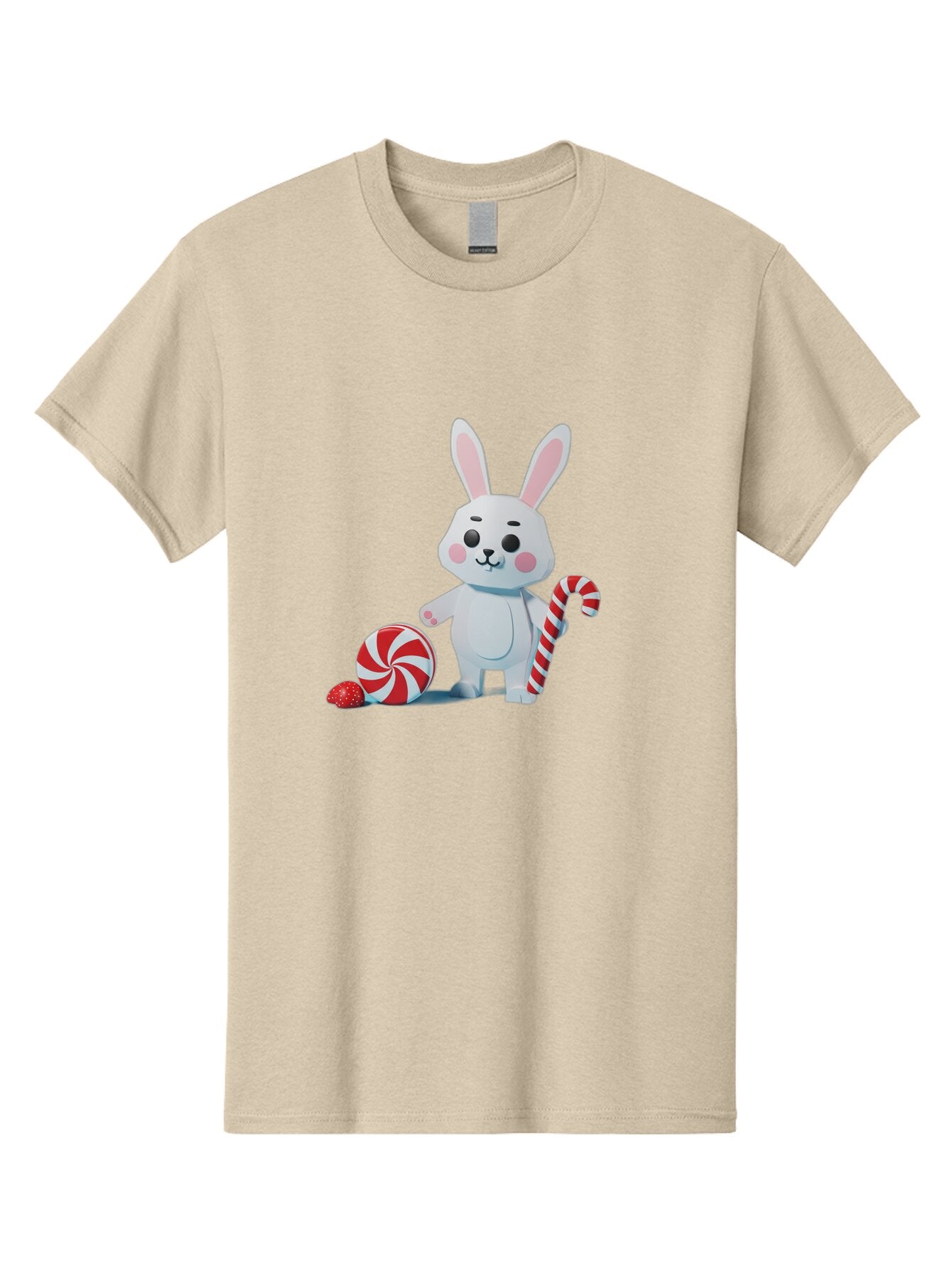White-Bunny-Holding-Candy-Cane Men'S Graphic Tee, 100% Cotton, Comfortable Casual Summer Wear, Machine Washable, Vintage Camera, Old Camera, Antique Camera, Black Camera, Classic Photography, Photography Equipment, Nostalgic Device, Baq185 5