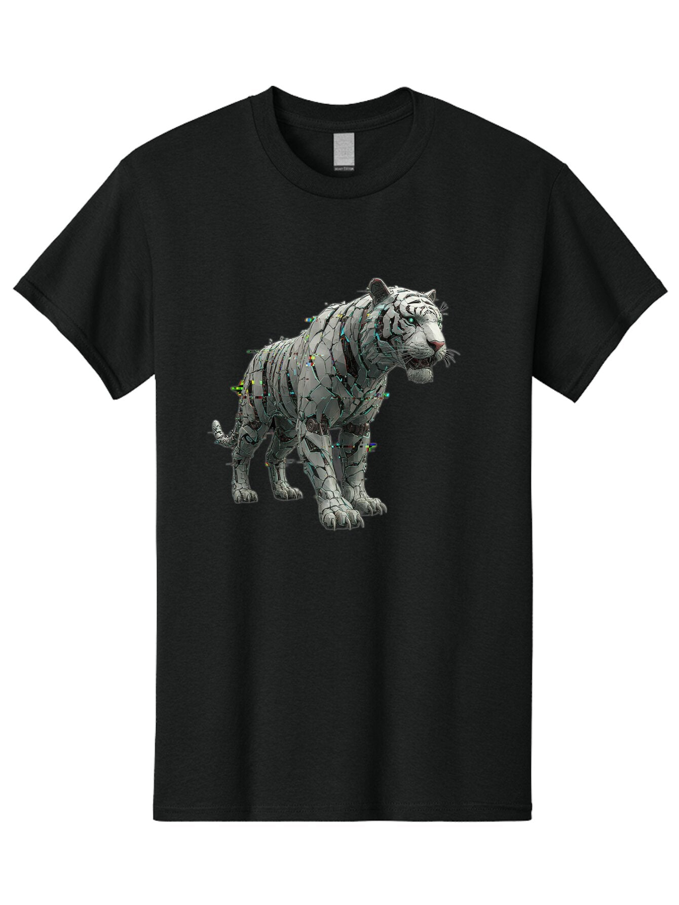 White-Tiger-Sculpture Men'S Graphic Tee, 100% Cotton, Comfortable Casual Summer Wear, Machine Washable, Vintage Camera, Old Camera, Antique Camera, Black Camera, Classic Photography, Photography Equipment, Nostalgic Device, Film Camera, Baq187 5