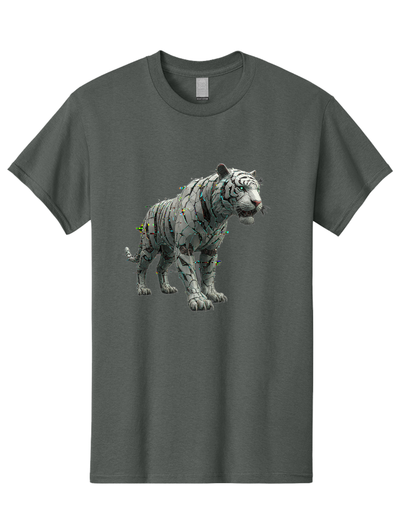 White-Tiger-Sculpture Men'S Graphic Tee, 100% Cotton, Comfortable Casual Summer Wear, Machine Washable, Vintage Camera, Old Camera, Antique Camera, Black Camera, Classic Photography, Photography Equipment, Nostalgic Device, Film Camera, Baq187 12