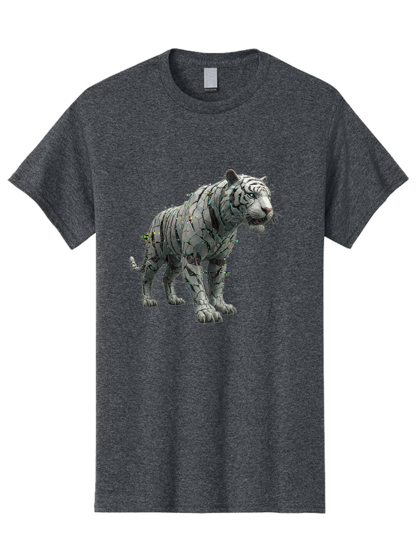White-Tiger-Sculpture Men'S Graphic Tee, 100% Cotton, Comfortable Casual Summer Wear, Machine Washable, Vintage Camera, Old Camera, Antique Camera, Black Camera, Classic Photography, Photography Equipment, Nostalgic Device, Film Camera, Baq187 7