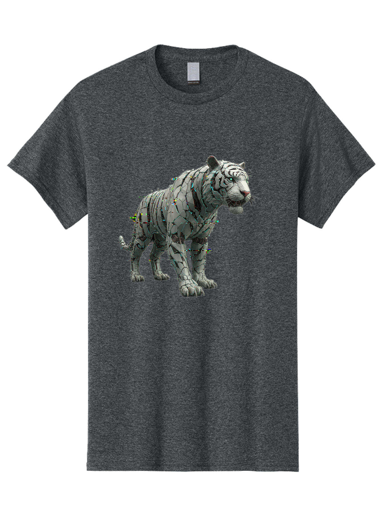 White-Tiger-Sculpture Men'S Graphic Tee, 100% Cotton, Comfortable Casual Summer Wear, Machine Washable, Vintage Camera, Old Camera, Antique Camera, Black Camera, Classic Photography, Photography Equipment, Nostalgic Device, Film Camera, Baq187