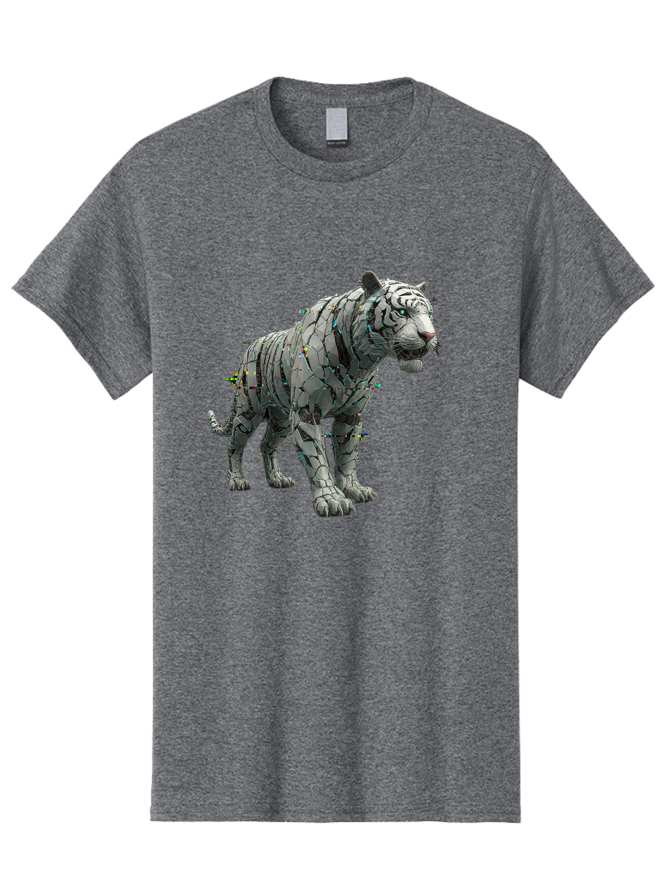 White-Tiger-Sculpture Men'S Graphic Tee, 100% Cotton, Comfortable Casual Summer Wear, Machine Washable, Vintage Camera, Old Camera, Antique Camera, Black Camera, Classic Photography, Photography Equipment, Nostalgic Device, Film Camera, Baq187