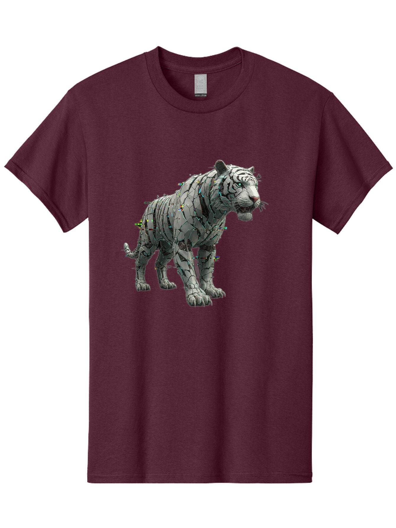White-Tiger-Sculpture Men'S Graphic Tee, 100% Cotton, Comfortable Casual Summer Wear, Machine Washable, Vintage Camera, Old Camera, Antique Camera, Black Camera, Classic Photography, Photography Equipment, Nostalgic Device, Film Camera, Baq187 4
