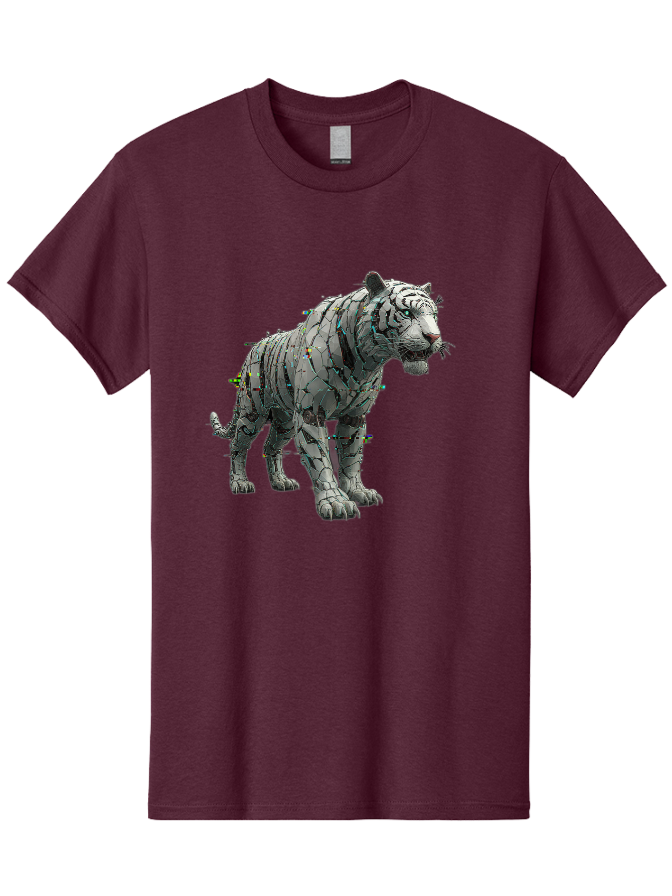 White-Tiger-Sculpture Men'S Graphic Tee, 100% Cotton, Comfortable Casual Summer Wear, Machine Washable, Vintage Camera, Old Camera, Antique Camera, Black Camera, Classic Photography, Photography Equipment, Nostalgic Device, Film Camera, Baq187 6