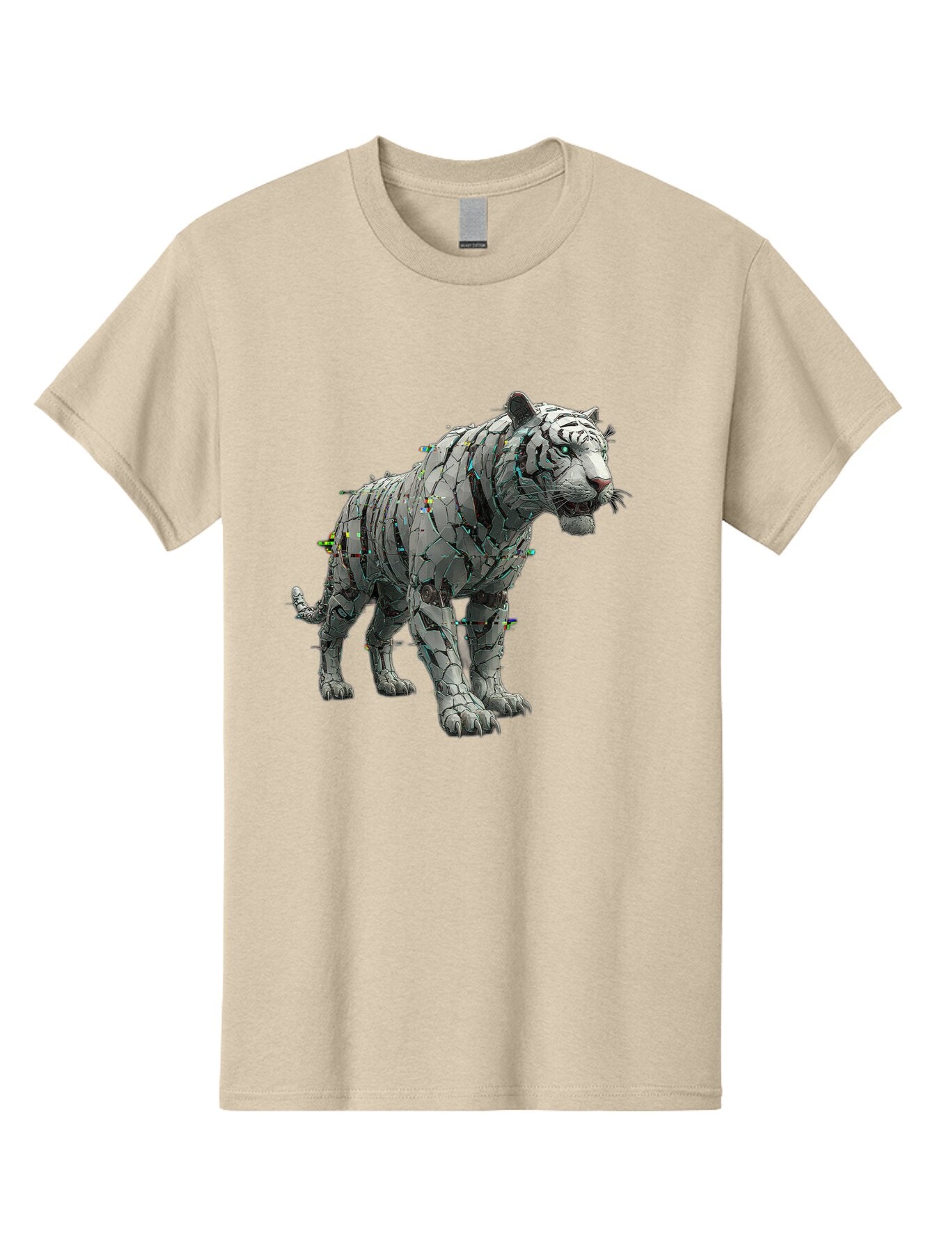 White-Tiger-Sculpture Men'S Graphic Tee, 100% Cotton, Comfortable Casual Summer Wear, Machine Washable, Vintage Camera, Old Camera, Antique Camera, Black Camera, Classic Photography, Photography Equipment, Nostalgic Device, Film Camera, Baq187 8