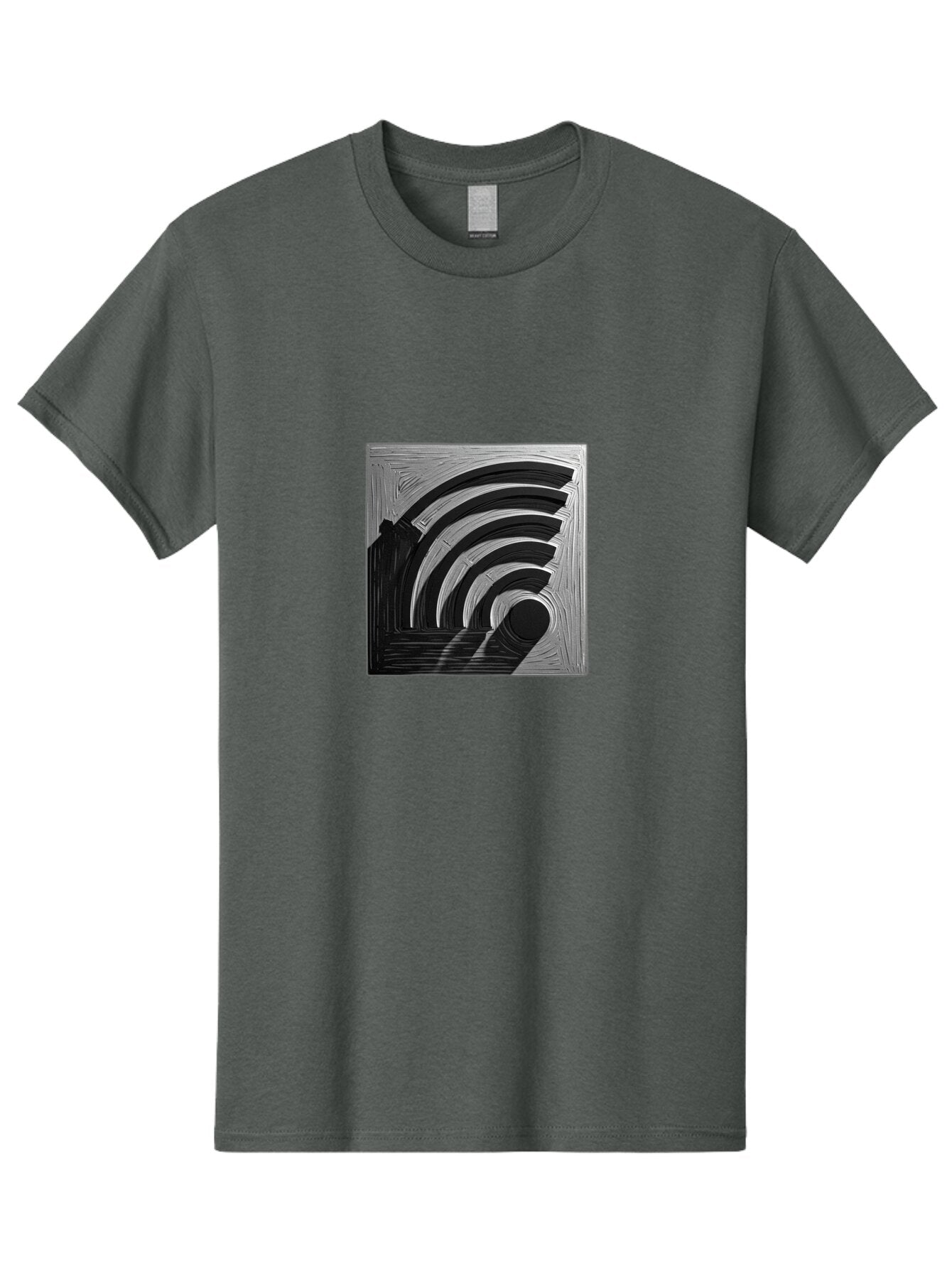 Wi-Fi-Symbol Men'S Graphic Tee, 100% Cotton, Comfortable Casual Summer Wear, Machine Washable, Vintage Camera, Old Camera, Antique Camera, Black Camera, Classic Photography, Photography Equipment, Nostalgic Device, Film Camera, Camera Art Baq189 3