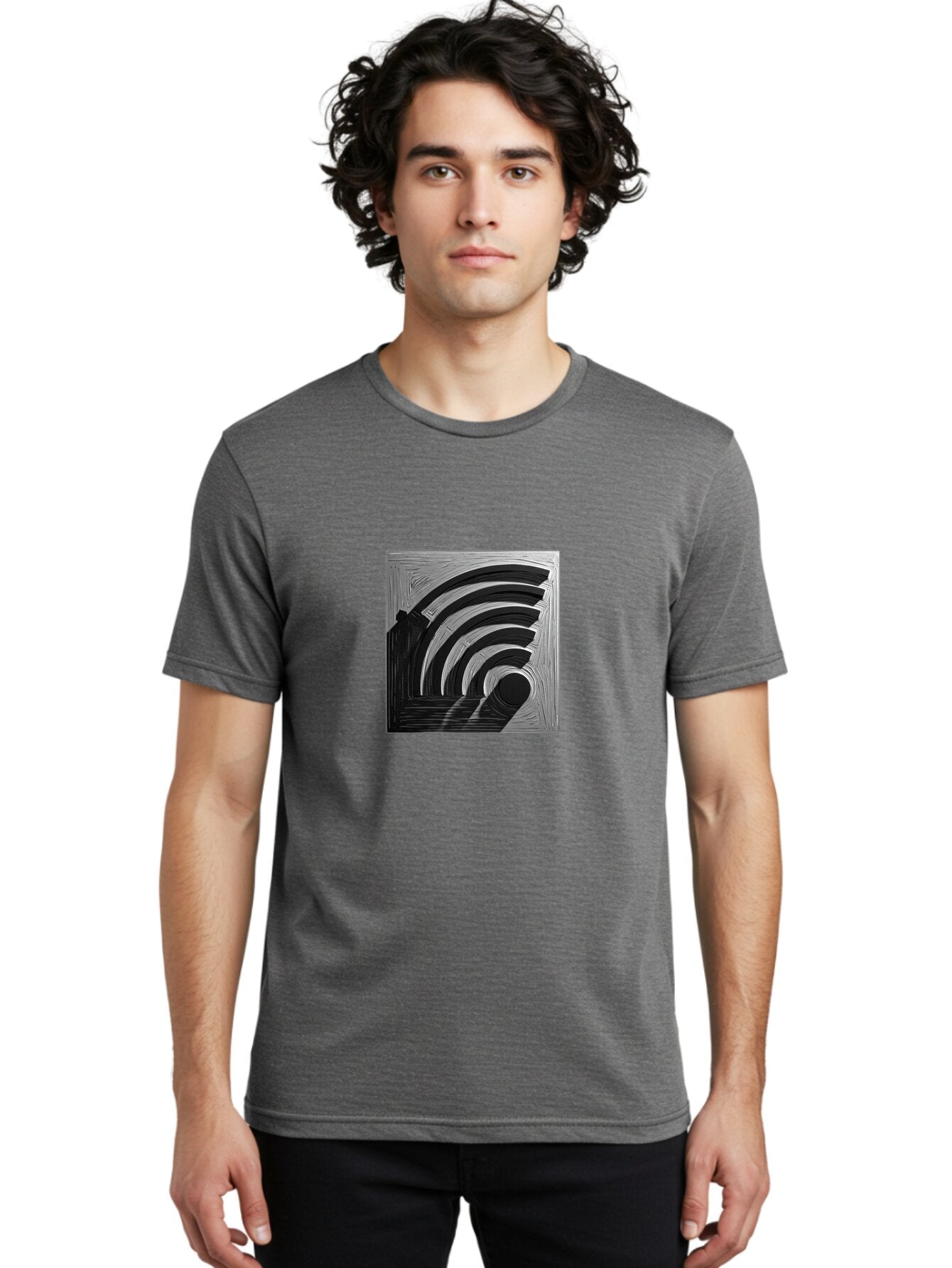 Wi-Fi-Symbol Men'S Graphic Tee, 100% Cotton, Comfortable Casual Summer Wear, Machine Washable, Vintage Camera, Old Camera, Antique Camera, Black Camera, Classic Photography, Photography Equipment, Nostalgic Device, Film Camera, Camera Art Baq189 25
