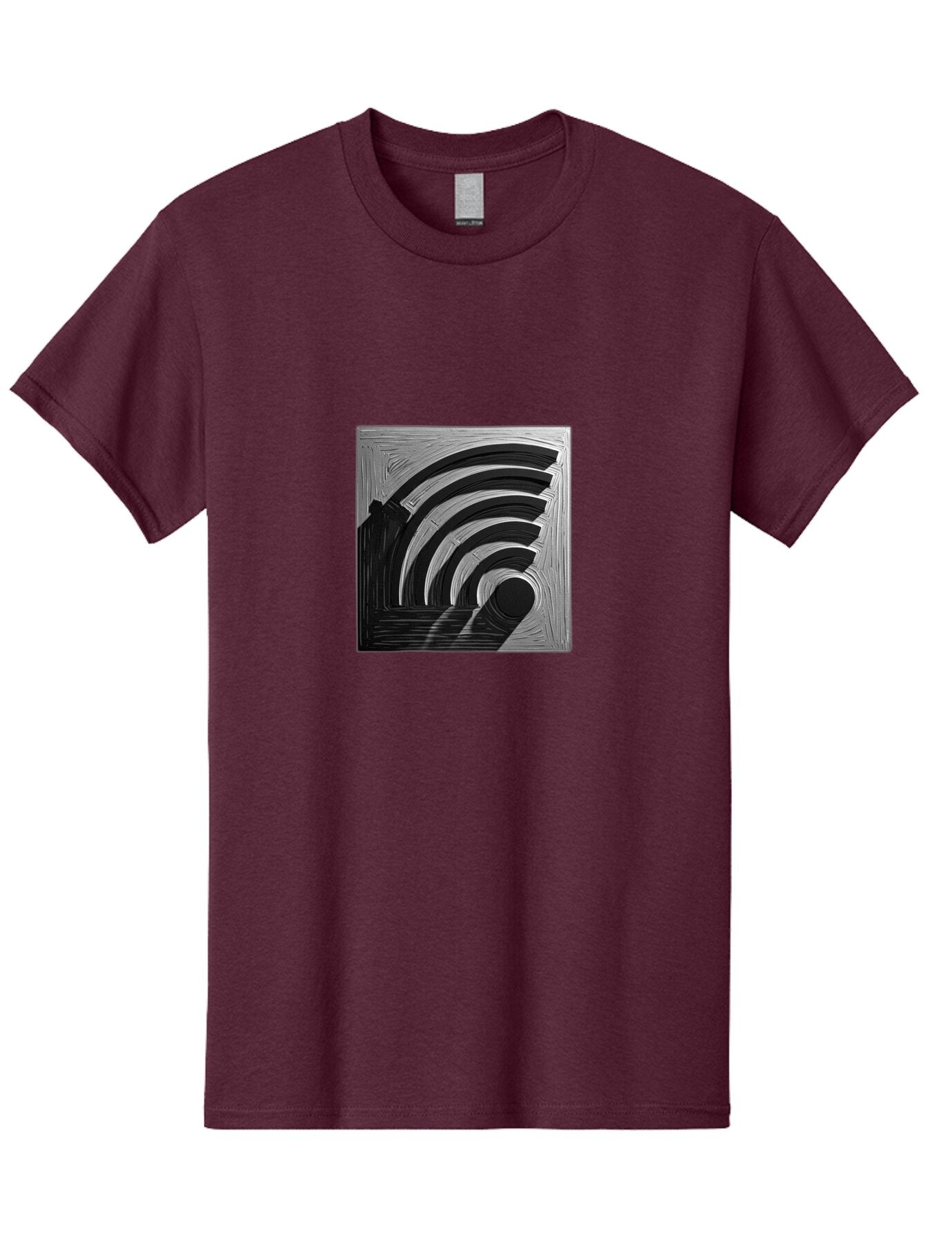Wi-Fi-Symbol Men'S Graphic Tee, 100% Cotton, Comfortable Casual Summer Wear, Machine Washable, Vintage Camera, Old Camera, Antique Camera, Black Camera, Classic Photography, Photography Equipment, Nostalgic Device, Film Camera, Camera Art Baq189 10