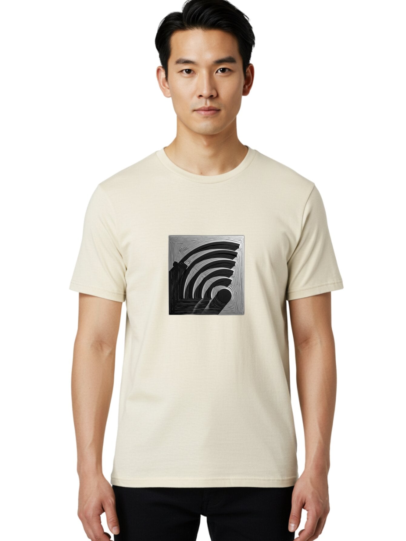 Wi-Fi-Symbol Men'S Graphic Tee, 100% Cotton, Comfortable Casual Summer Wear, Machine Washable, Vintage Camera, Old Camera, Antique Camera, Black Camera, Classic Photography, Photography Equipment, Nostalgic Device, Film Camera, Camera Art Baq189 29