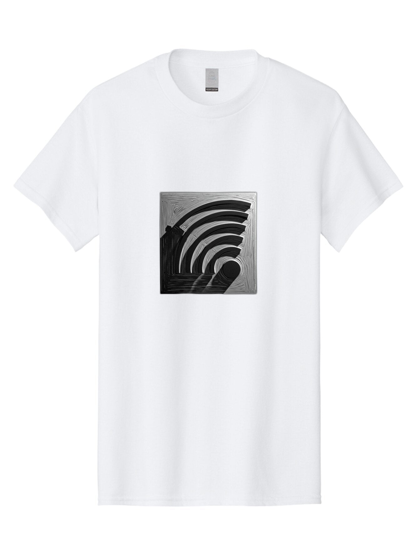 Wi-Fi-Symbol Men'S Graphic Tee, 100% Cotton, Comfortable Casual Summer Wear, Machine Washable, Vintage Camera, Old Camera, Antique Camera, Black Camera, Classic Photography, Photography Equipment, Nostalgic Device, Film Camera, Camera Art Baq189 2