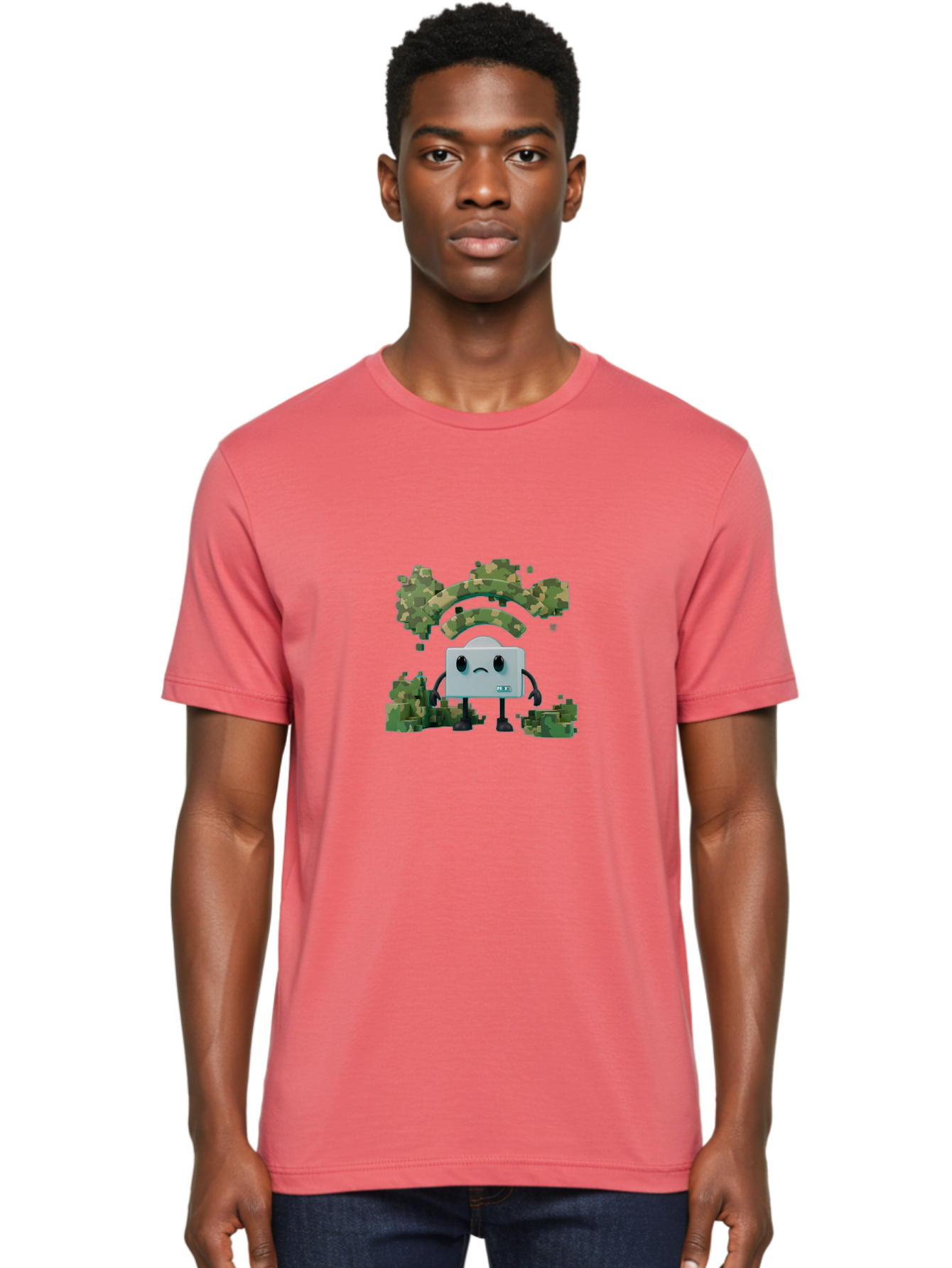 Wifi-Router-Character Men'S Graphic Tee, 100% Cotton, Comfortable Casual Summer Wear, Machine Washable, Vintage Camera, Old Camera, Antique Camera, Black Camera, Classic Photography, Photography Equipment, Nostalgic Device, Film Camera, Baq191 30