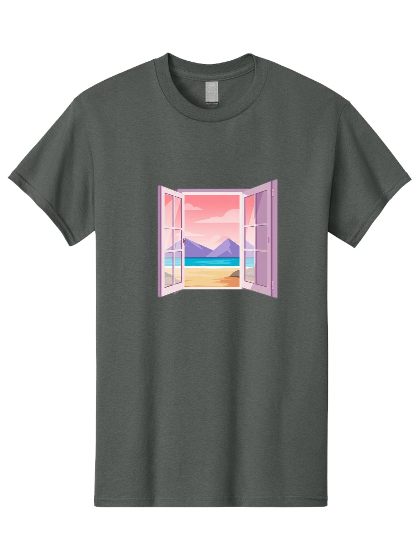 Window-To-Beach Men'S Graphic Tee, 100% Cotton, Comfortable Casual Summer Wear, Machine Washable, Vintage Camera, Old Camera, Antique Camera, Black Camera, Classic Photography, Photography Equipment, Nostalgic Device, Film Camera, Camera Art Baq194 14