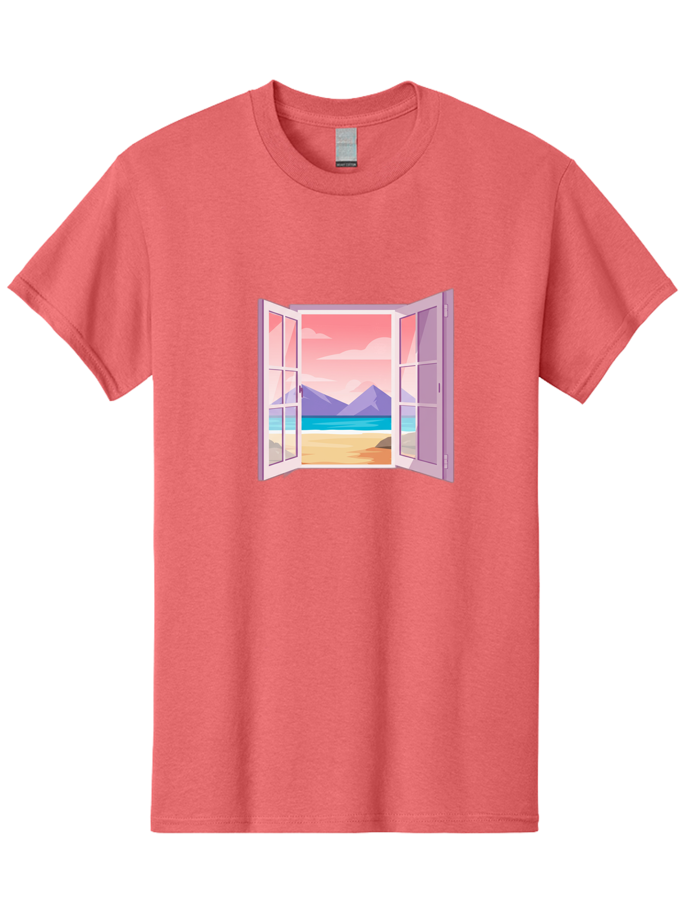 Window-To-Beach Men'S Graphic Tee, 100% Cotton, Comfortable Casual Summer Wear, Machine Washable, Vintage Camera, Old Camera, Antique Camera, Black Camera, Classic Photography, Photography Equipment, Nostalgic Device, Film Camera, Camera Art Baq194 9