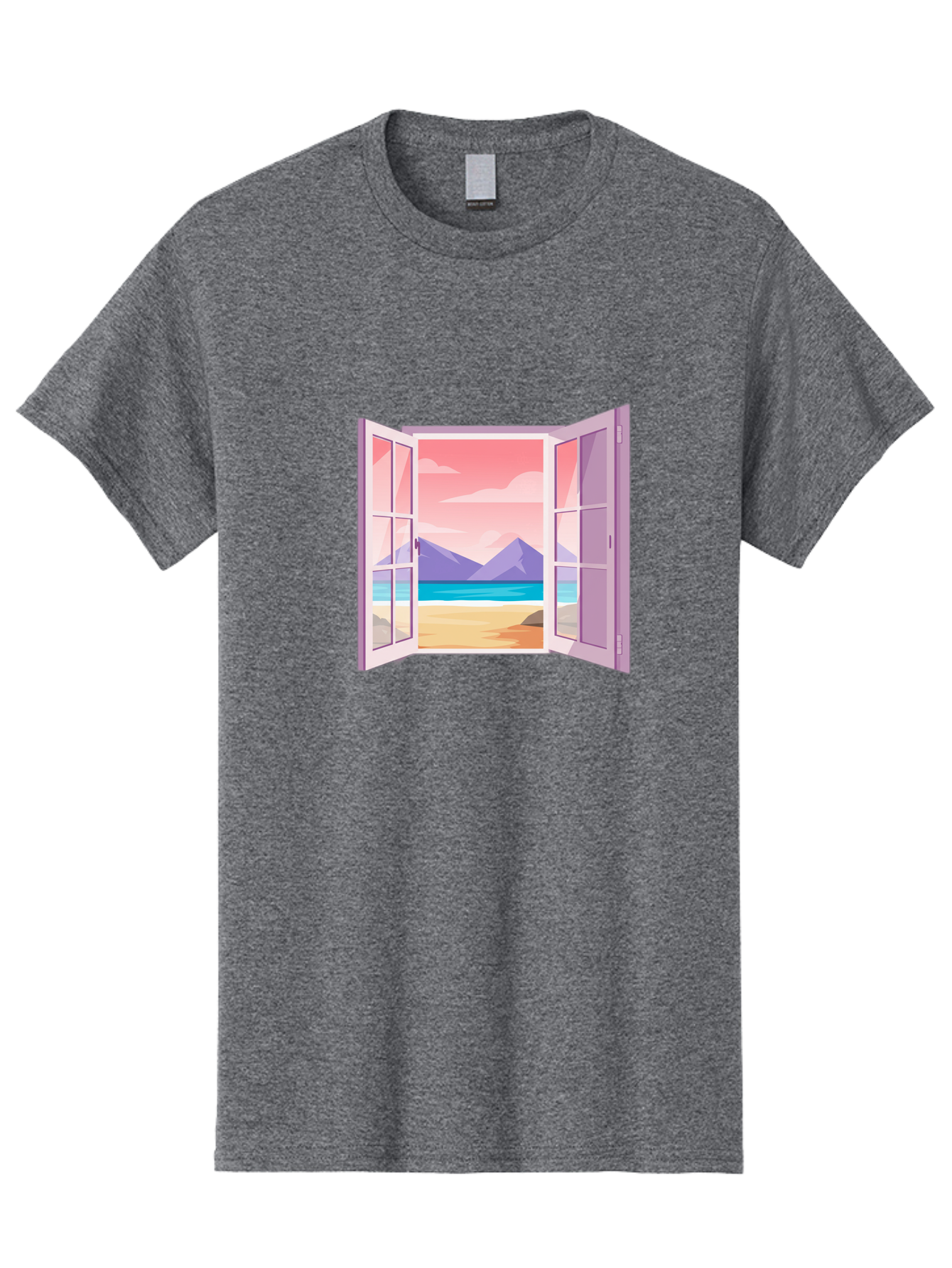 Window-To-Beach Men'S Graphic Tee, 100% Cotton, Comfortable Casual Summer Wear, Machine Washable, Vintage Camera, Old Camera, Antique Camera, Black Camera, Classic Photography, Photography Equipment, Nostalgic Device, Film Camera, Camera Art Baq194 7
