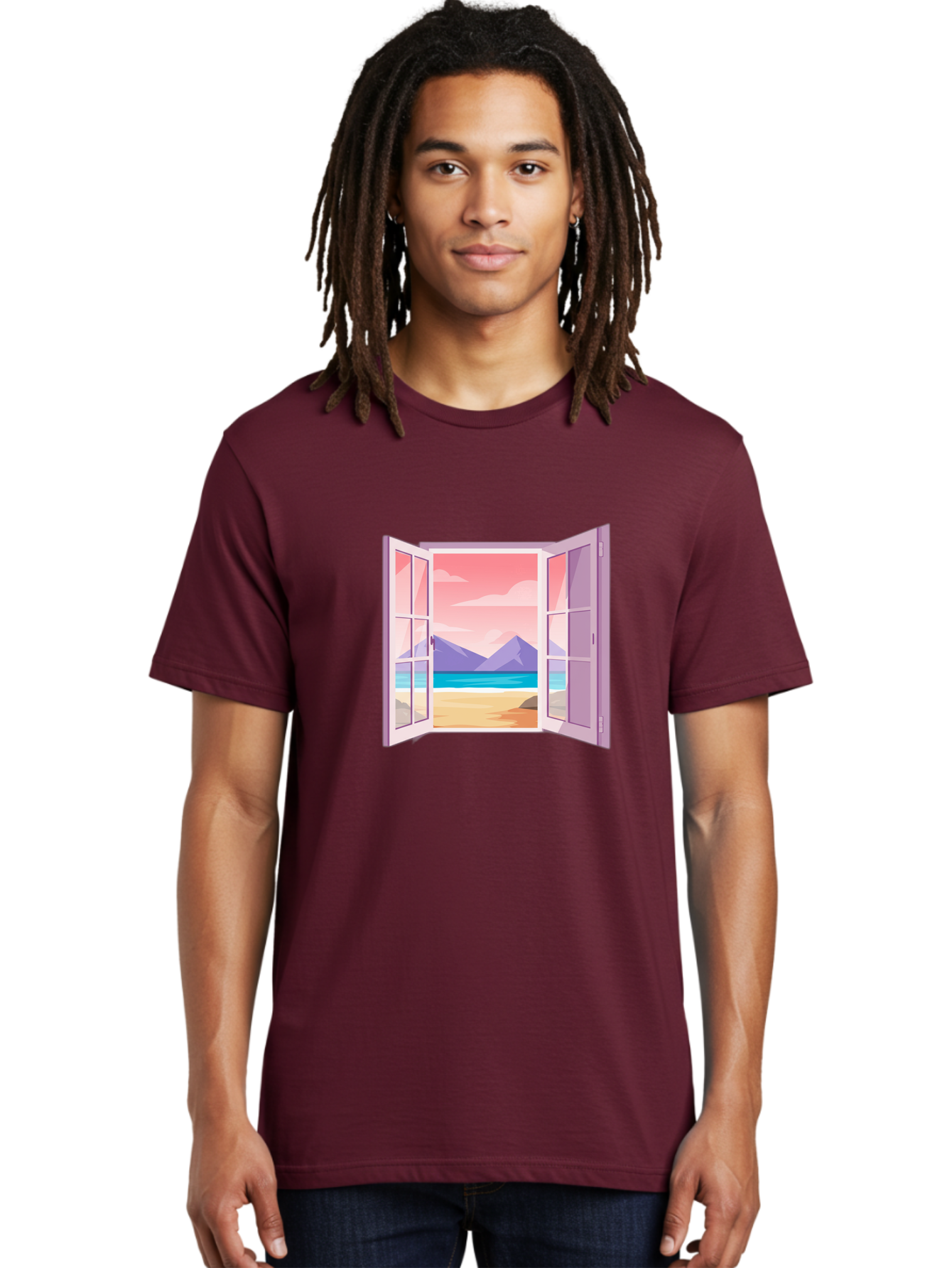 Window-To-Beach Men'S Graphic Tee, 100% Cotton, Comfortable Casual Summer Wear, Machine Washable, Vintage Camera, Old Camera, Antique Camera, Black Camera, Classic Photography, Photography Equipment, Nostalgic Device, Film Camera, Camera Art Baq194 29