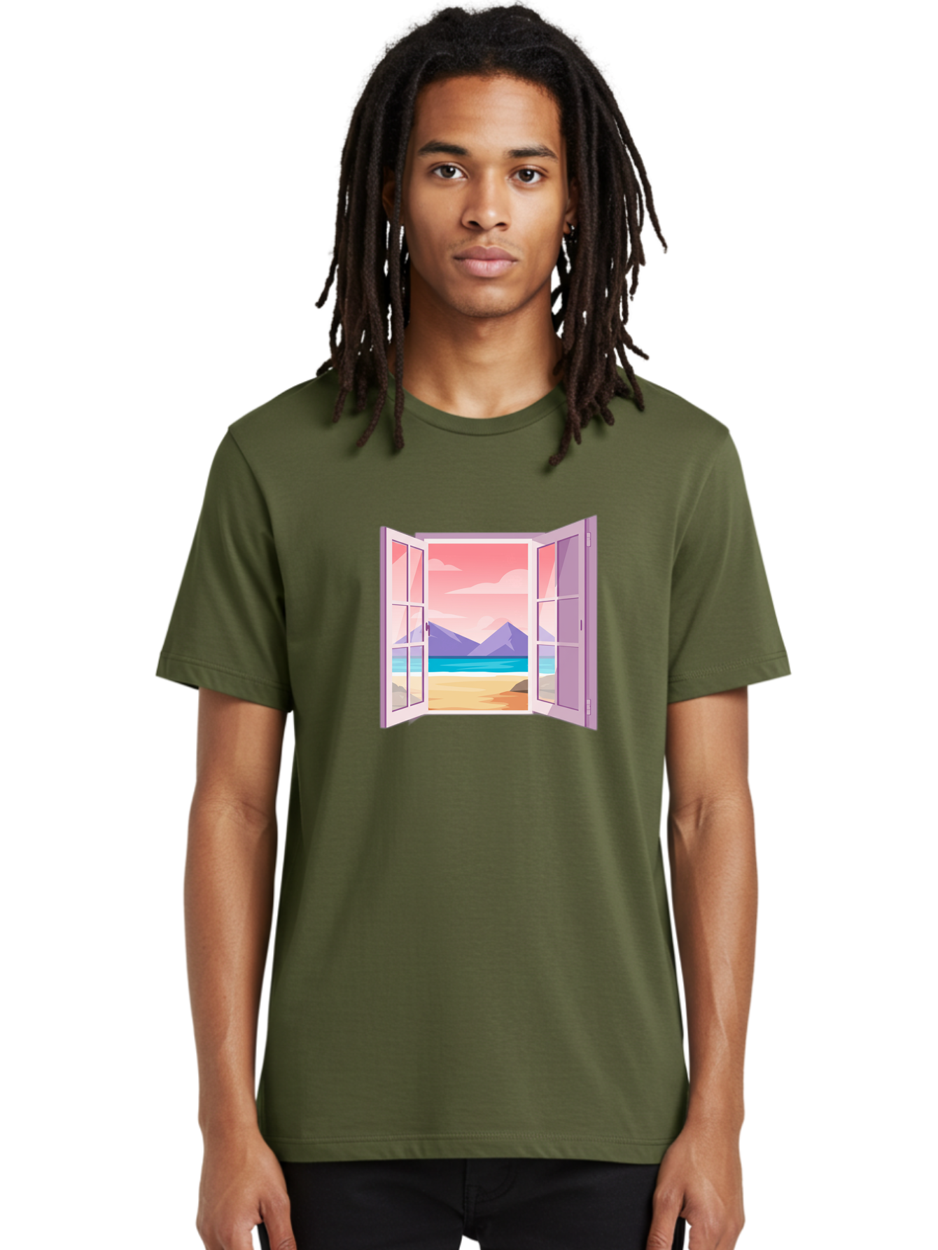 Window-To-Beach Men'S Graphic Tee, 100% Cotton, Comfortable Casual Summer Wear, Machine Washable, Vintage Camera, Old Camera, Antique Camera, Black Camera, Classic Photography, Photography Equipment, Nostalgic Device, Film Camera, Camera Art Baq194 26