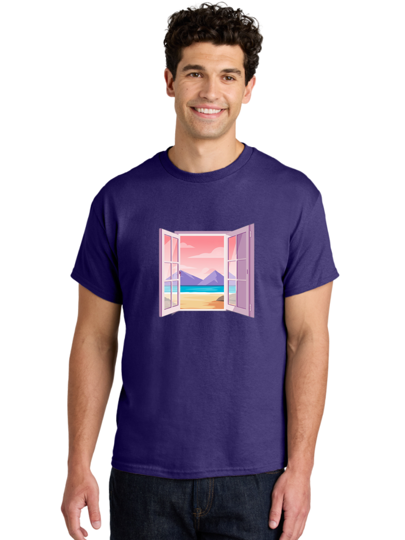 Window-To-Beach Men'S Graphic Tee, 100% Cotton, Comfortable Casual Summer Wear, Machine Washable, Vintage Camera, Old Camera, Antique Camera, Black Camera, Classic Photography, Photography Equipment, Nostalgic Device, Film Camera, Camera Art Baq194 19