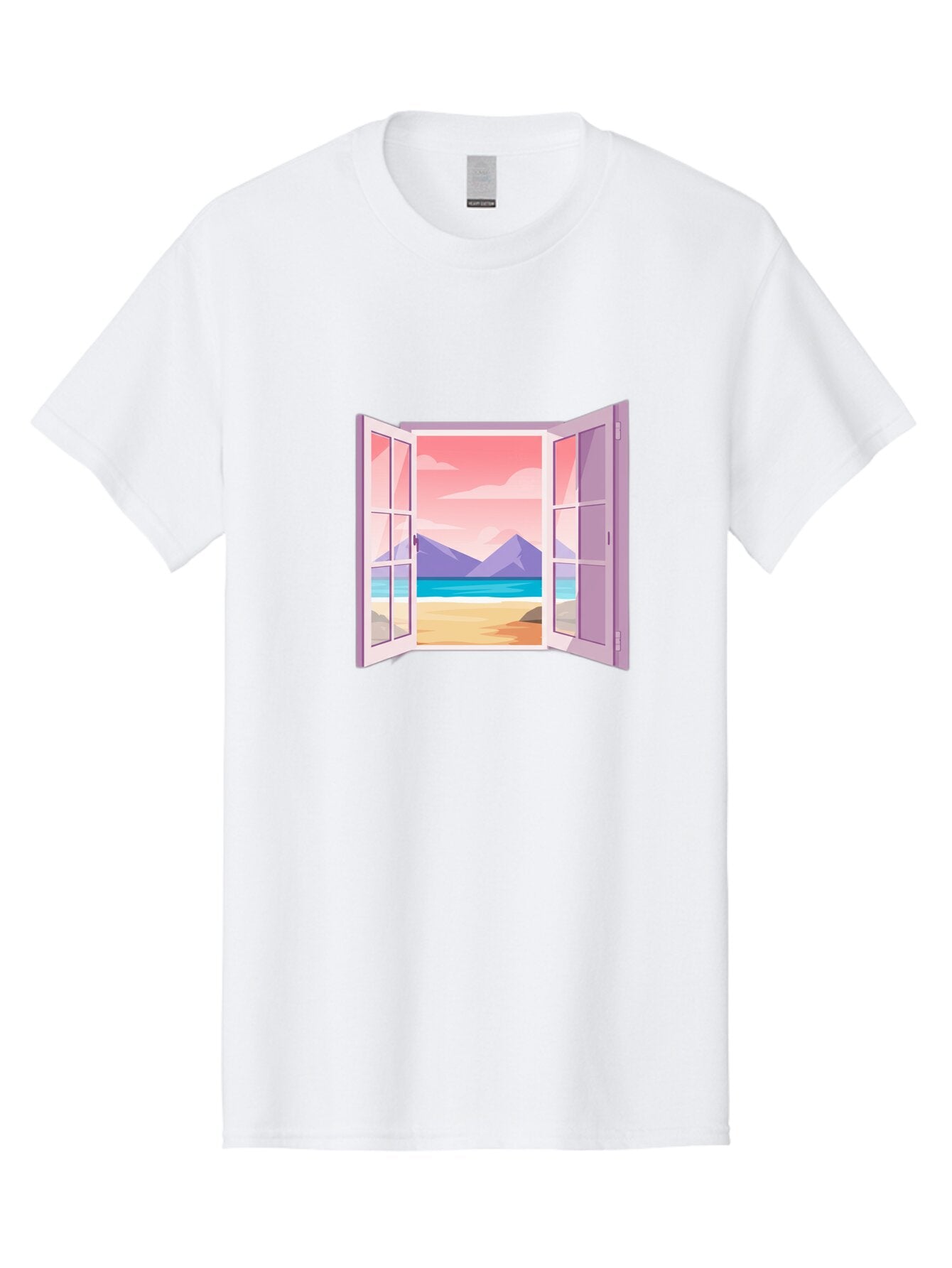 Window-To-Beach Men'S Graphic Tee, 100% Cotton, Comfortable Casual Summer Wear, Machine Washable, Vintage Camera, Old Camera, Antique Camera, Black Camera, Classic Photography, Photography Equipment, Nostalgic Device, Film Camera, Camera Art Baq194 5