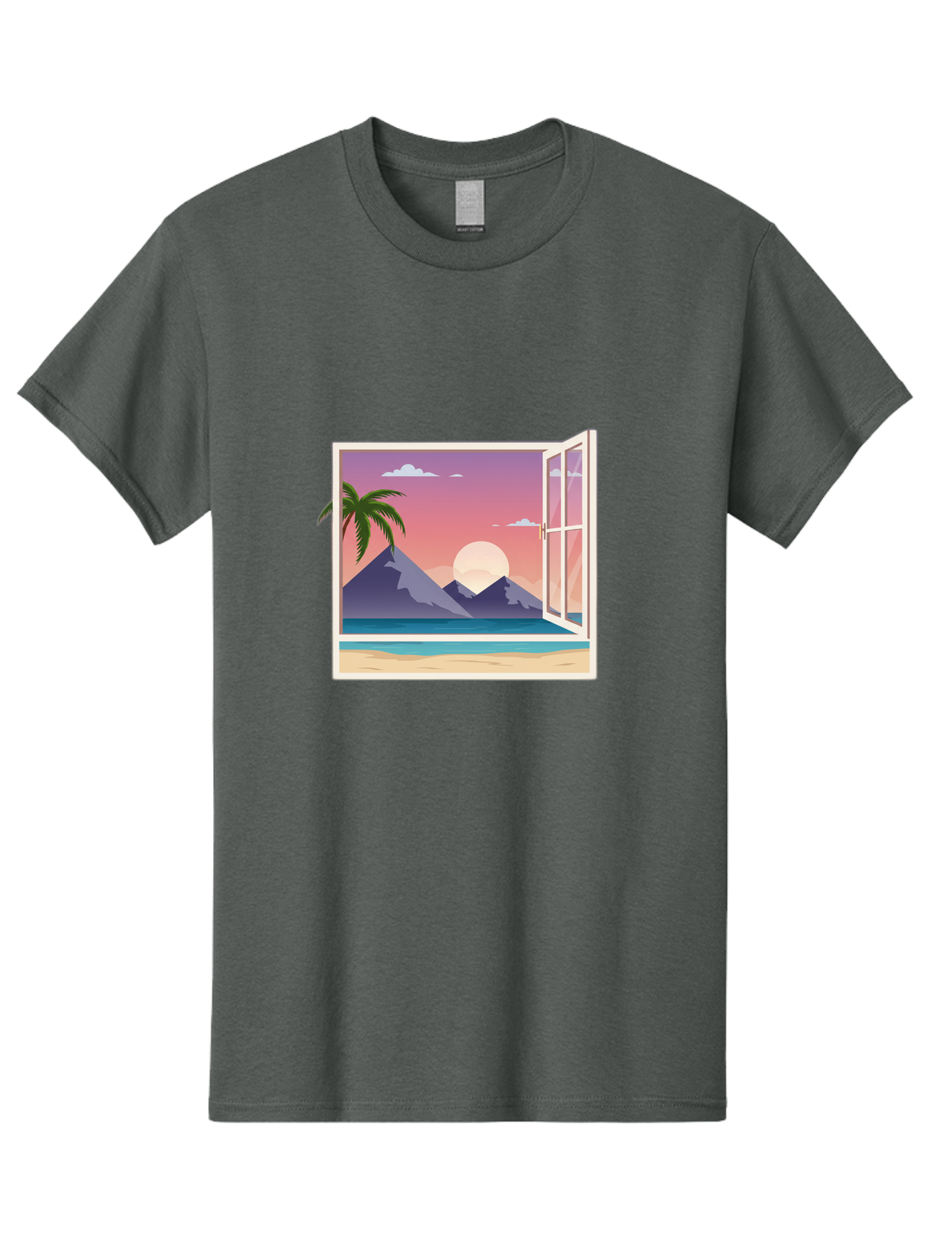 Window-To-Paradise Men'S Graphic Tee, 100% Cotton, Comfortable Casual Summer Wear, Machine Washable, Vintage Camera, Old Camera, Antique Camera, Black Camera, Classic Photography, Photography Equipment, Nostalgic Device, Film Camera, Baq195 11