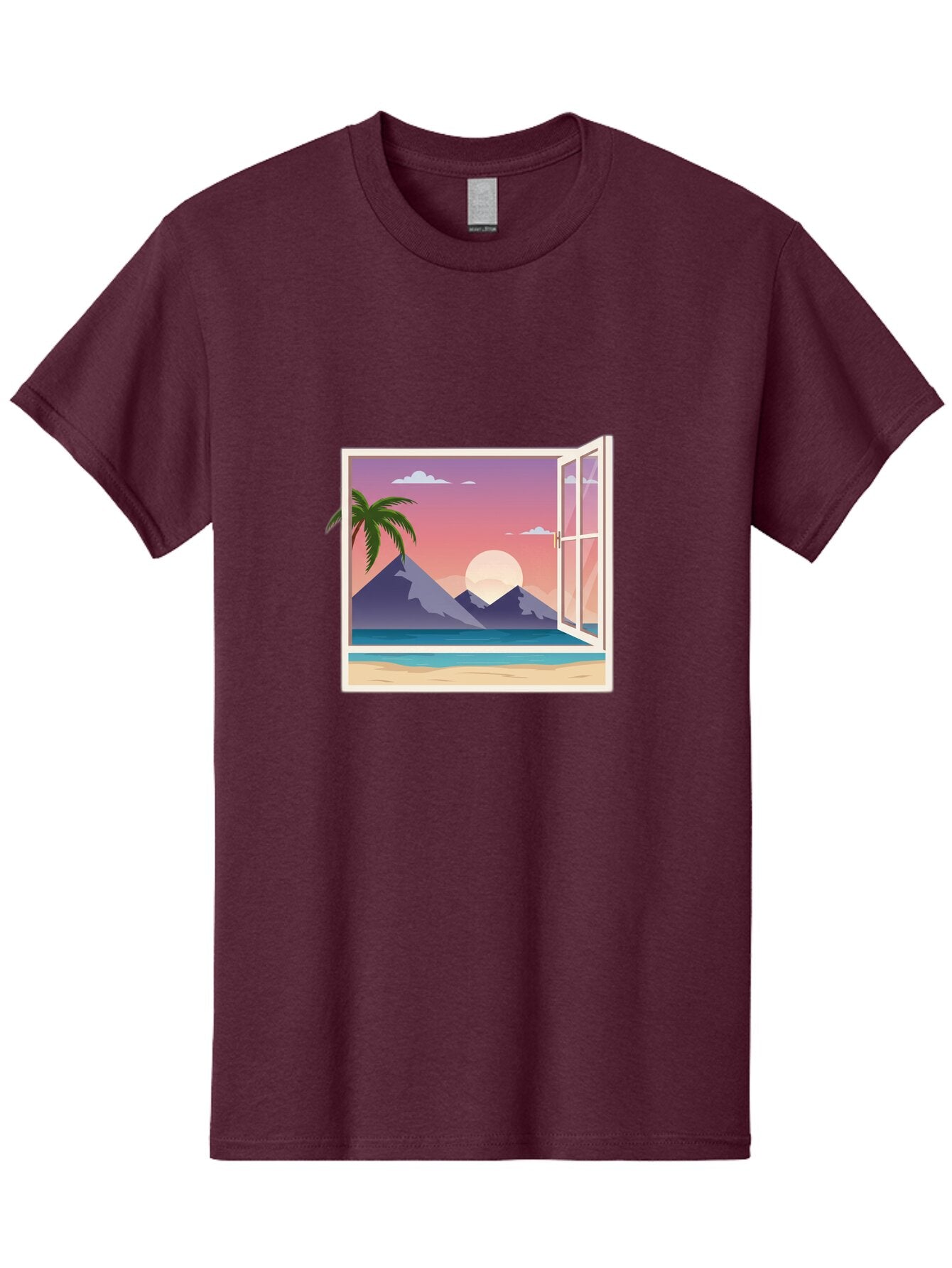 Window-To-Paradise Men'S Graphic Tee, 100% Cotton, Comfortable Casual Summer Wear, Machine Washable, Vintage Camera, Old Camera, Antique Camera, Black Camera, Classic Photography, Photography Equipment, Nostalgic Device, Film Camera, Baq195 5