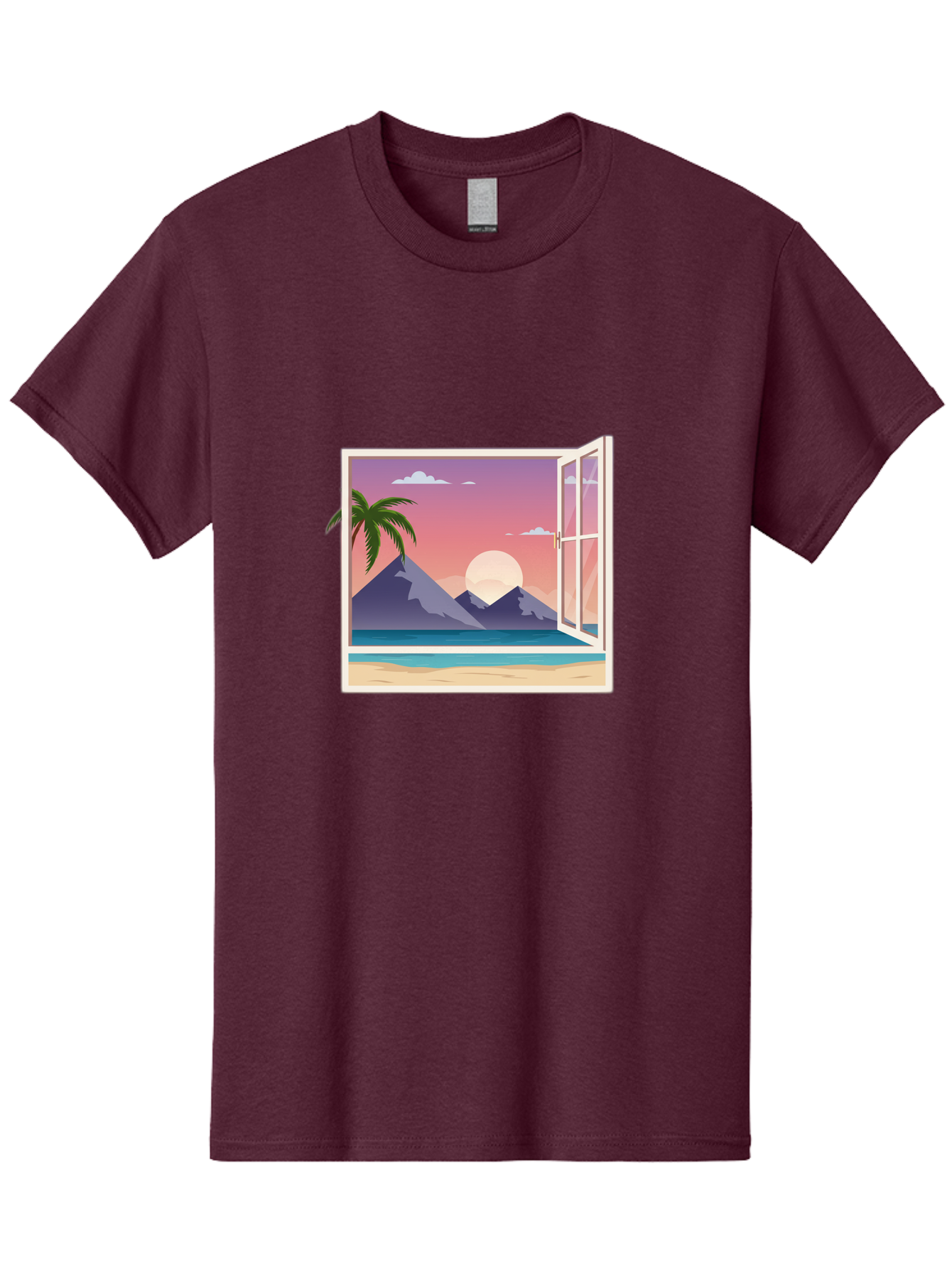 Window-To-Paradise Men'S Graphic Tee, 100% Cotton, Comfortable Casual Summer Wear, Machine Washable, Vintage Camera, Old Camera, Antique Camera, Black Camera, Classic Photography, Photography Equipment, Nostalgic Device, Film Camera, Baq195 7