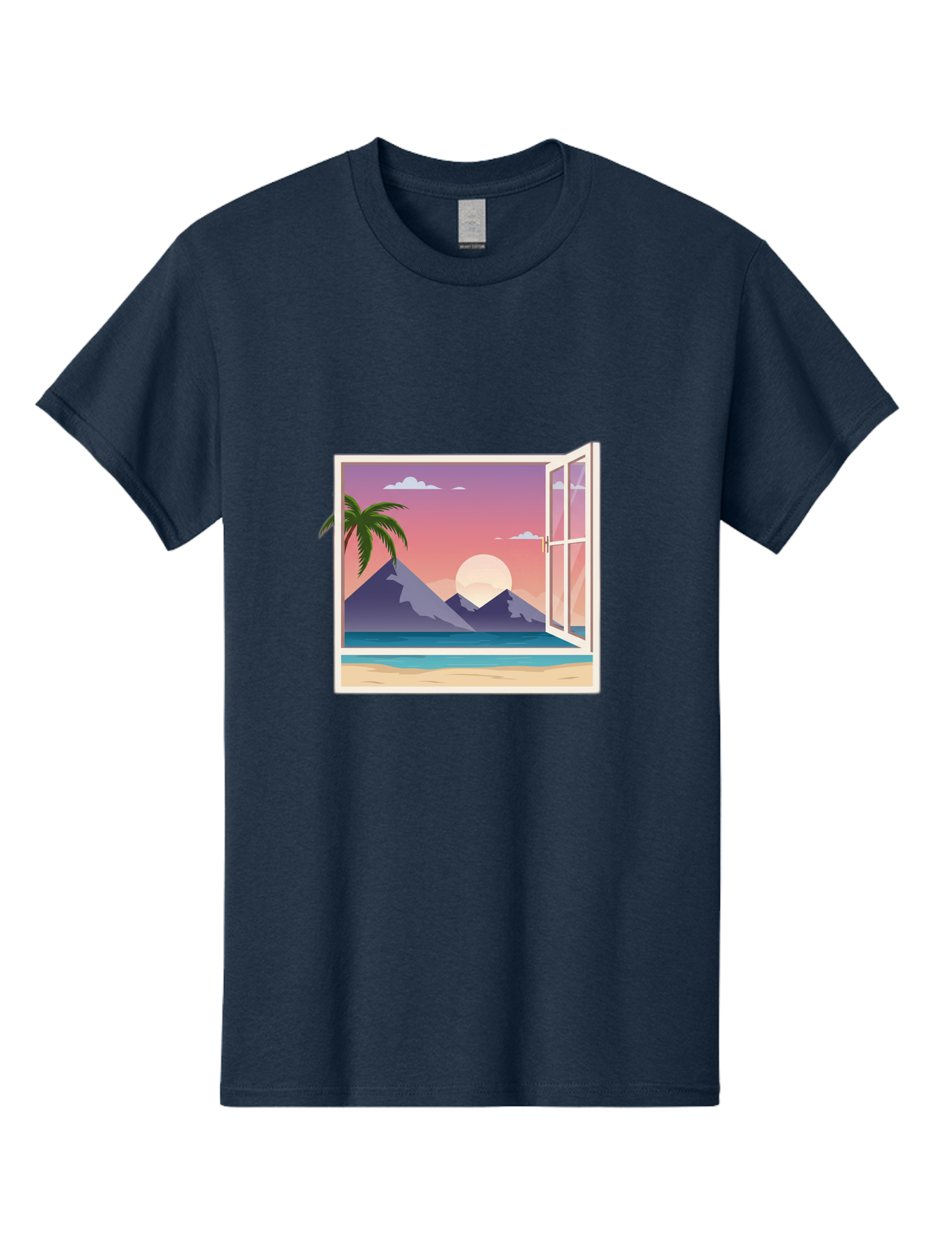 Window-To-Paradise Men'S Graphic Tee, 100% Cotton, Comfortable Casual Summer Wear, Machine Washable, Vintage Camera, Old Camera, Antique Camera, Black Camera, Classic Photography, Photography Equipment, Nostalgic Device, Film Camera, Baq195 5