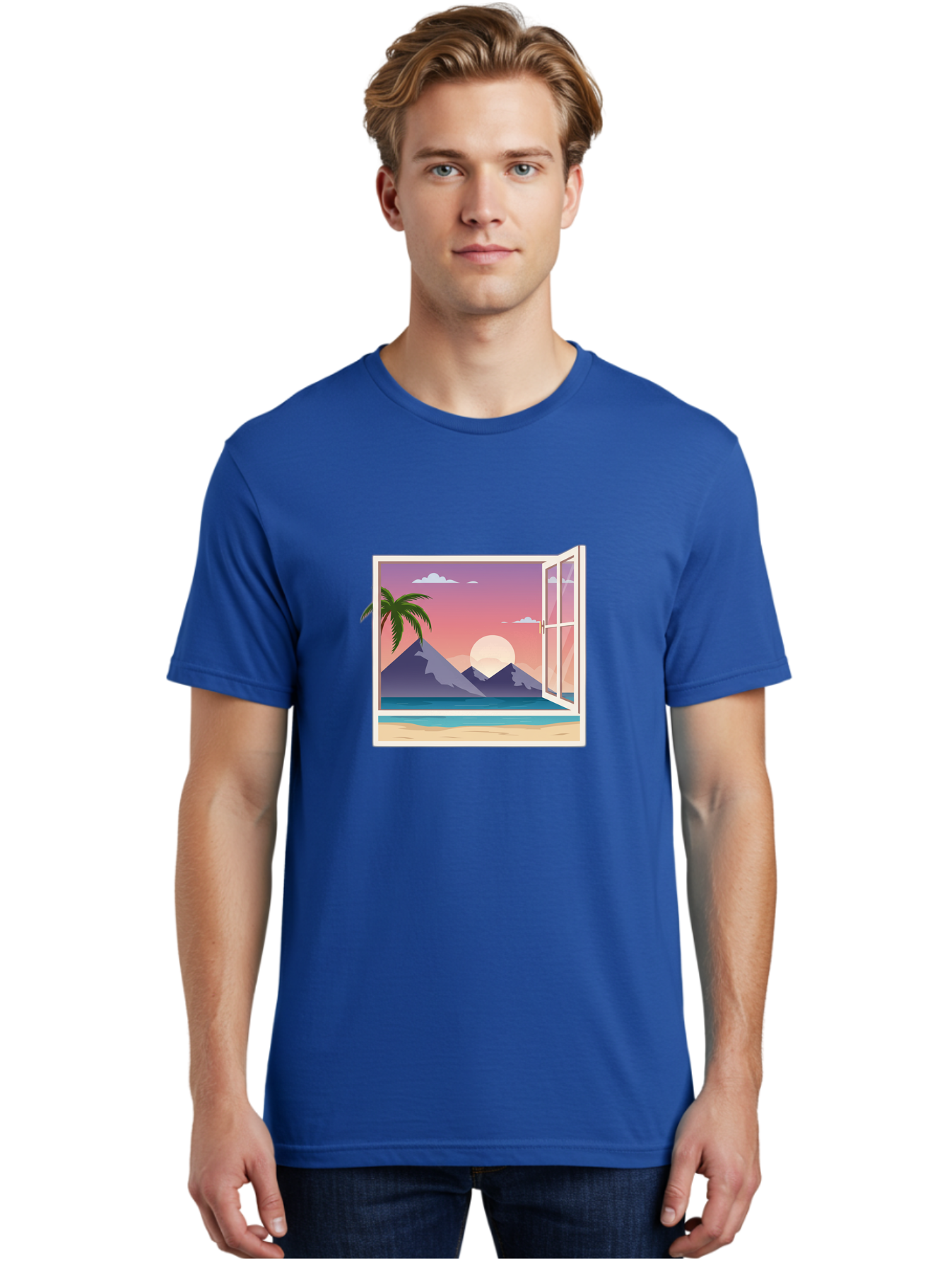 Window-To-Paradise Men'S Graphic Tee, 100% Cotton, Comfortable Casual Summer Wear, Machine Washable, Vintage Camera, Old Camera, Antique Camera, Black Camera, Classic Photography, Photography Equipment, Nostalgic Device, Film Camera, Baq195 17