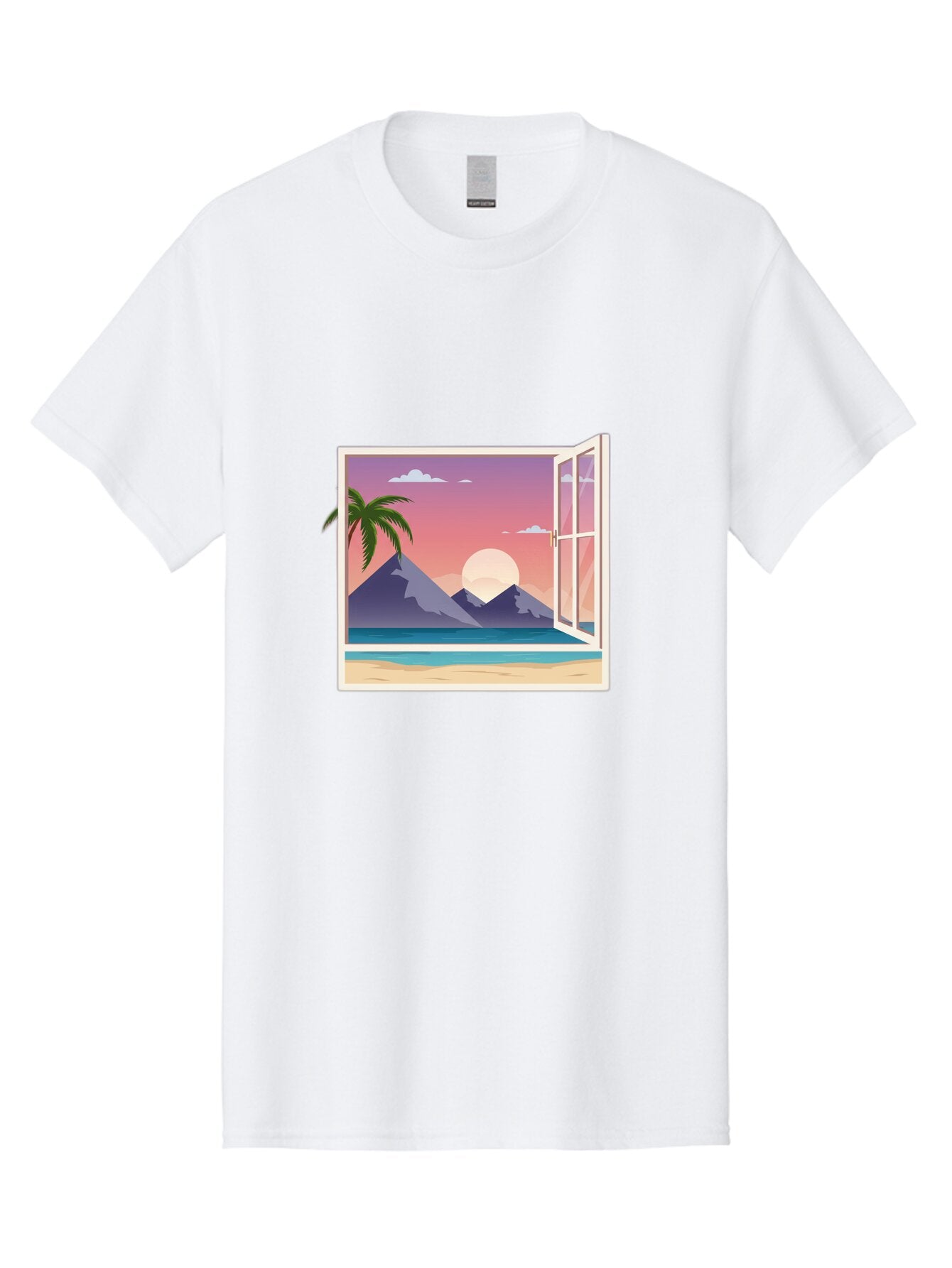 Window-To-Paradise Men'S Graphic Tee, 100% Cotton, Comfortable Casual Summer Wear, Machine Washable, Vintage Camera, Old Camera, Antique Camera, Black Camera, Classic Photography, Photography Equipment, Nostalgic Device, Film Camera, Baq195 6