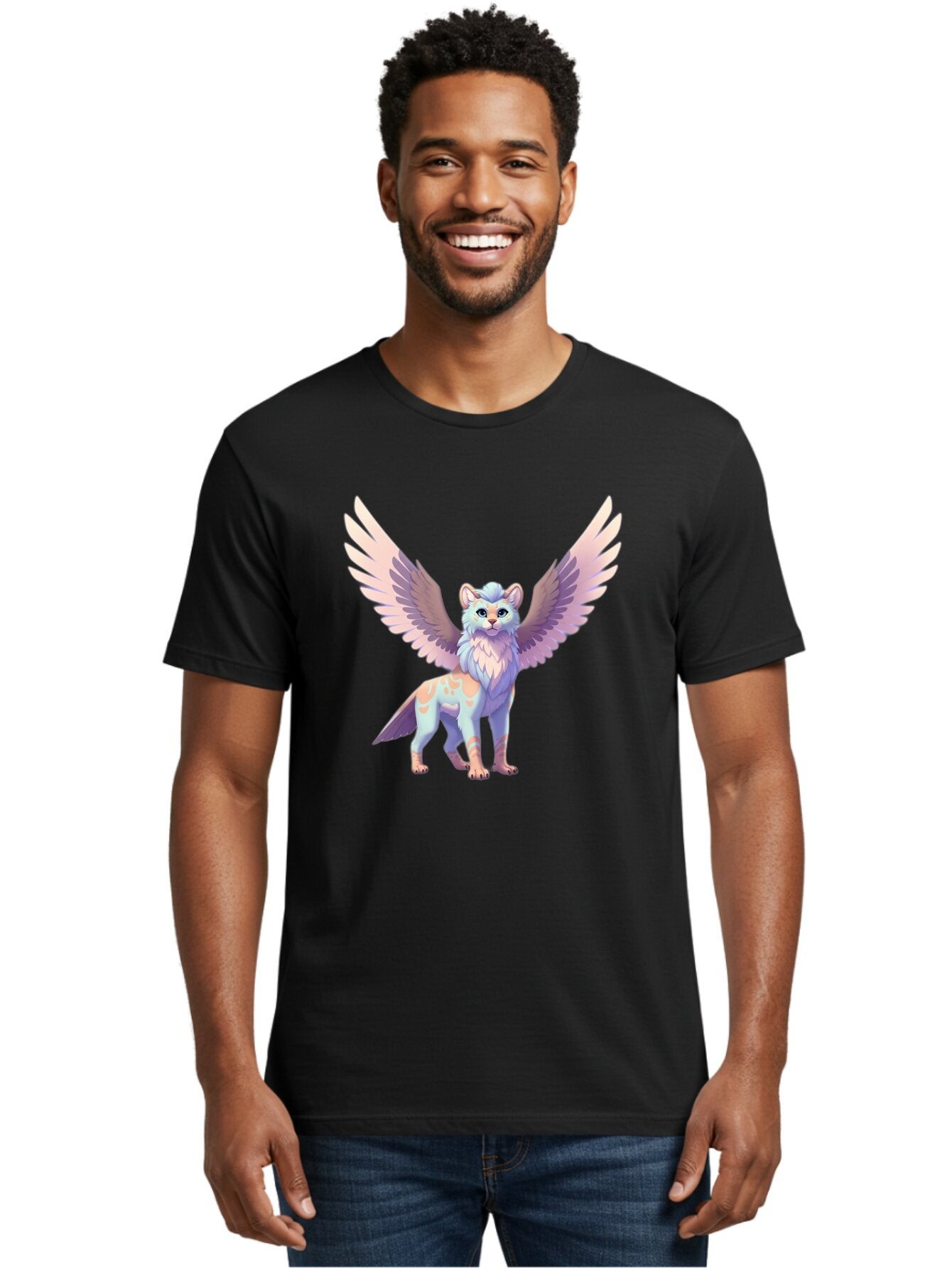 Winged-Cat-Creature Men'S Graphic Tee, 100% Cotton, Comfortable Casual Summer Wear, Machine Washable, Vintage Camera, Old Camera, Antique Camera, Black Camera, Classic Photography, Photography Equipment, Nostalgic Device, Film Camera, Baq196 18