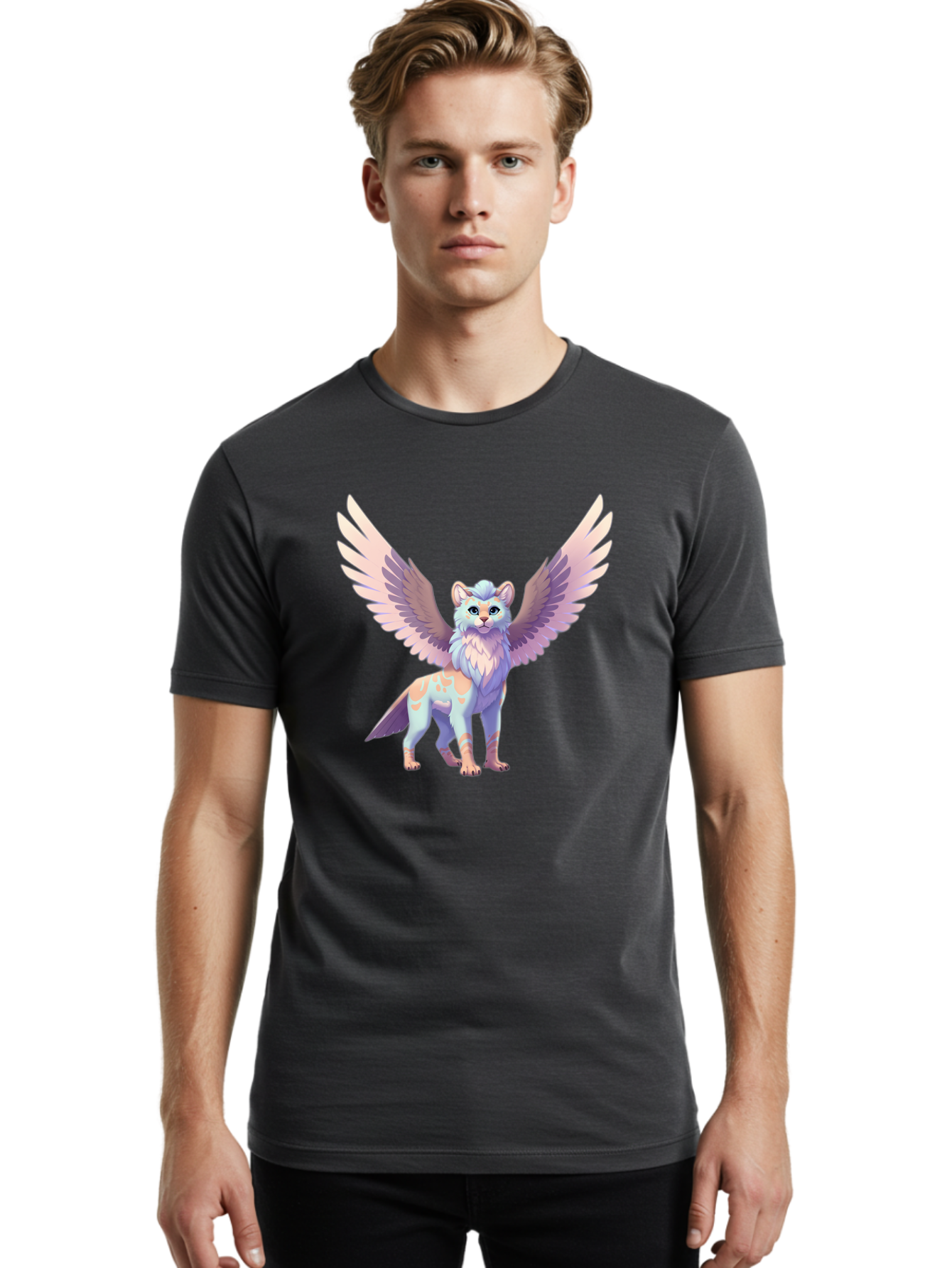Winged-Cat-Creature Men'S Graphic Tee, 100% Cotton, Comfortable Casual Summer Wear, Machine Washable, Vintage Camera, Old Camera, Antique Camera, Black Camera, Classic Photography, Photography Equipment, Nostalgic Device, Film Camera, Baq196 21