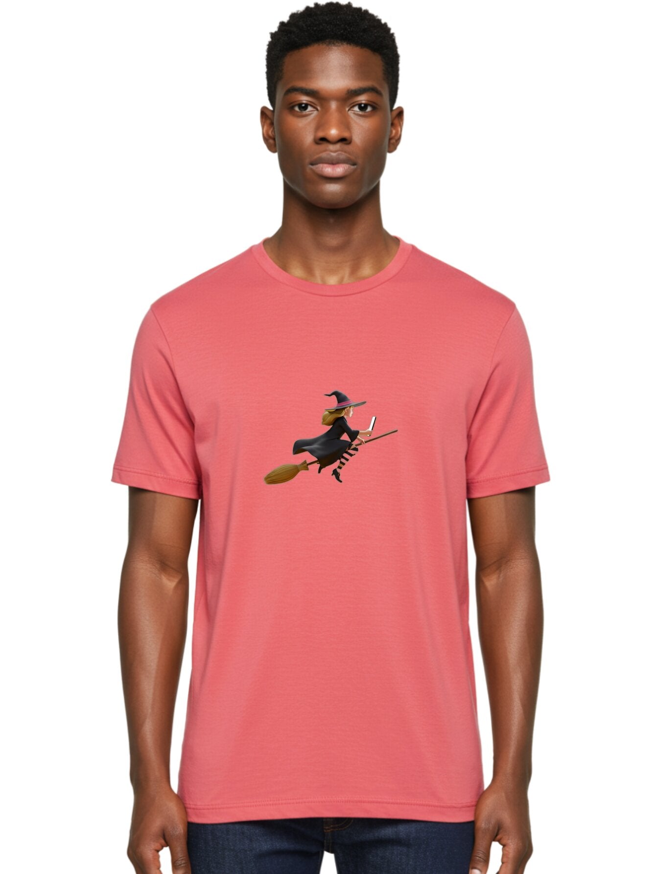 Witch-Flying-On-Broomstick-1 Men'S Graphic Tee, 100% Cotton, Comfortable Casual Summer Wear, Machine Washable, Vintage Camera, Old Camera, Antique Camera, Black Camera, Classic Photography, Photography Equipment, Nostalgic Device, Film Camera, Baq199 23