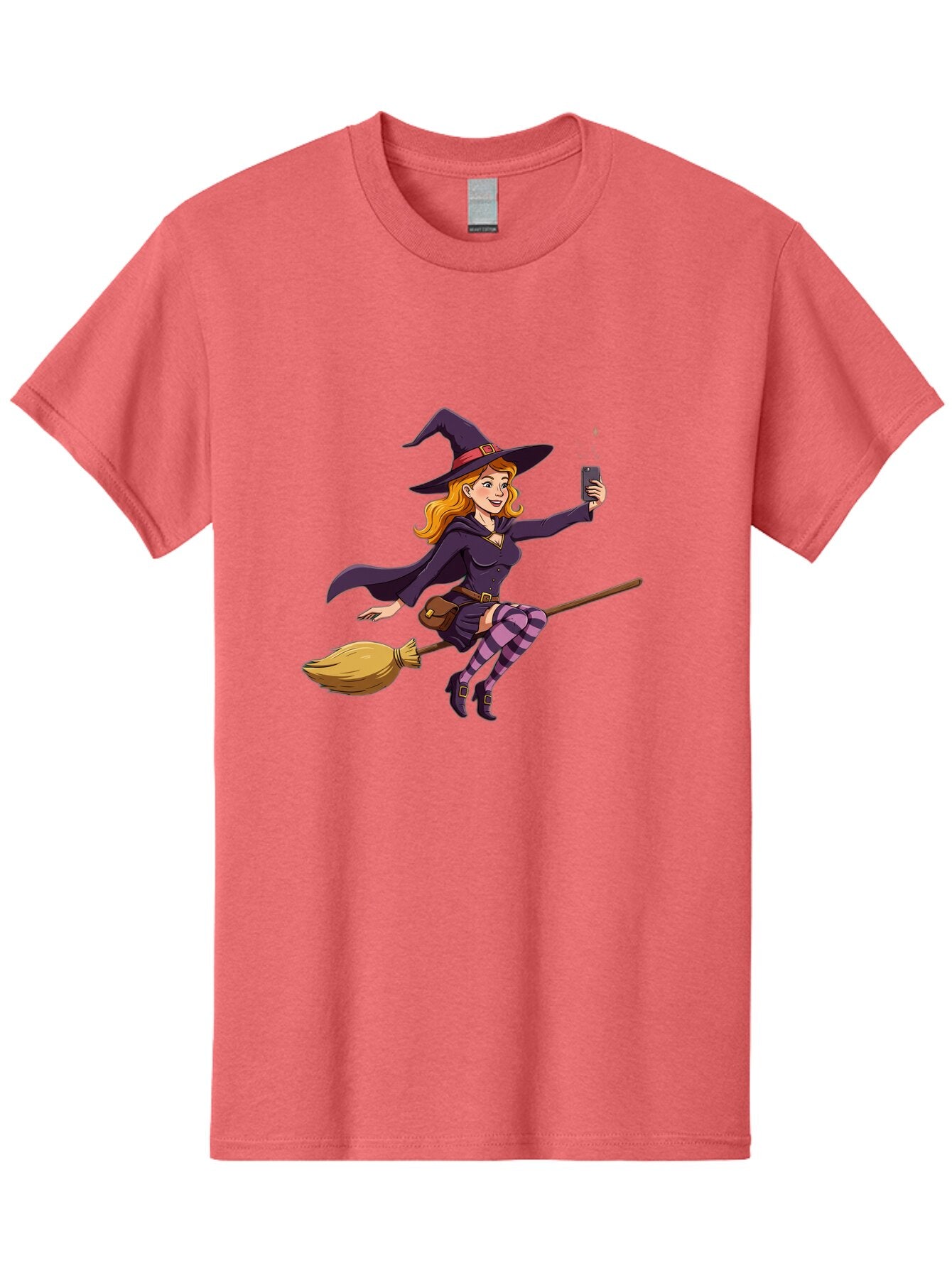 Witch-Flying-On-Broomstick-2 Men'S Graphic Tee, 100% Cotton, Comfortable Casual Summer Wear, Machine Washable, Vintage Camera, Old Camera, Antique Camera, Black Camera, Classic Photography, Photography Equipment, Nostalgic Device, Film Camera, Baq200 12