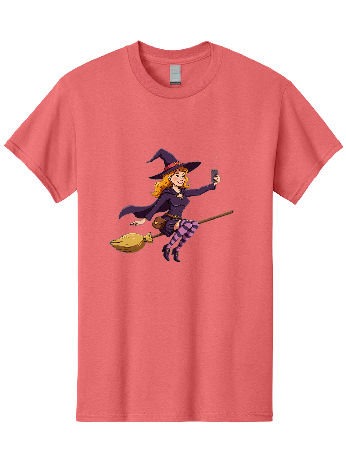 Witch-Flying-On-Broomstick-2 Men'S Graphic Tee, 100% Cotton, Comfortable Casual Summer Wear, Machine Washable, Vintage Camera, Old Camera, Antique Camera, Black Camera, Classic Photography, Photography Equipment, Nostalgic Device, Film Camera, Baq200