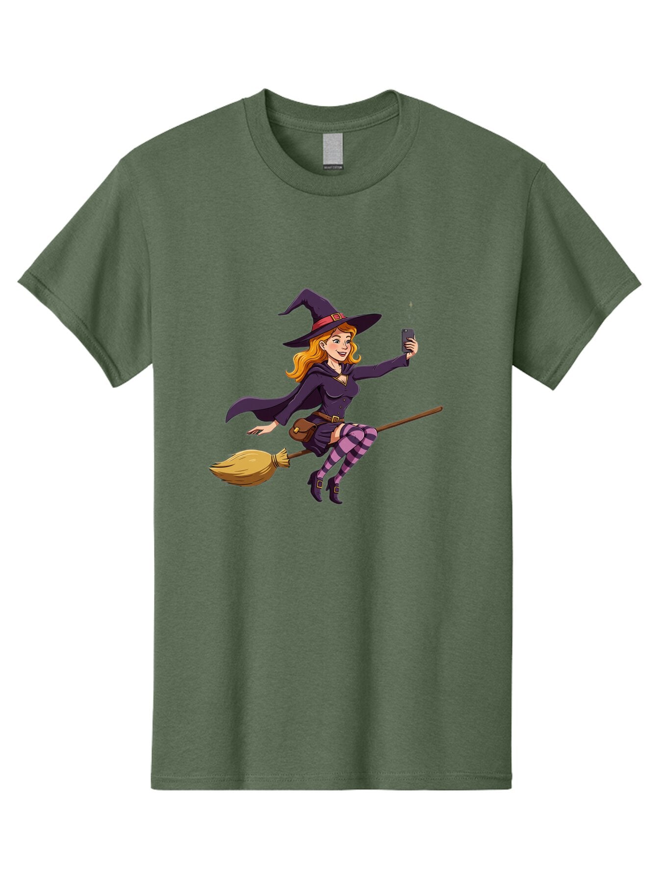 Witch-Flying-On-Broomstick-2 Men'S Graphic Tee, 100% Cotton, Comfortable Casual Summer Wear, Machine Washable, Vintage Camera, Old Camera, Antique Camera, Black Camera, Classic Photography, Photography Equipment, Nostalgic Device, Film Camera, Baq200 6