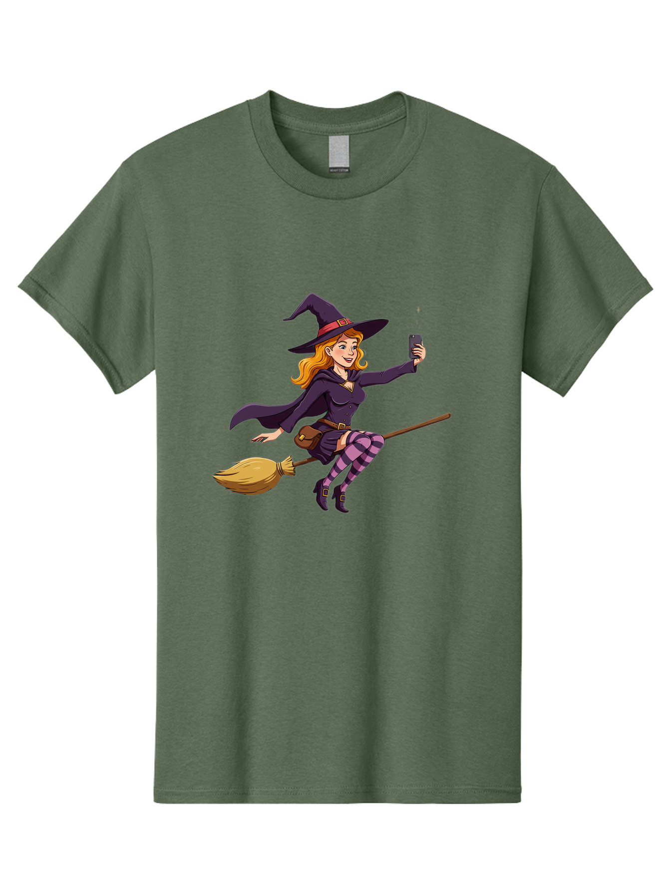 Witch-Flying-On-Broomstick-2 Men'S Graphic Tee, 100% Cotton, Comfortable Casual Summer Wear, Machine Washable, Vintage Camera, Old Camera, Antique Camera, Black Camera, Classic Photography, Photography Equipment, Nostalgic Device, Film Camera, Baq200 4