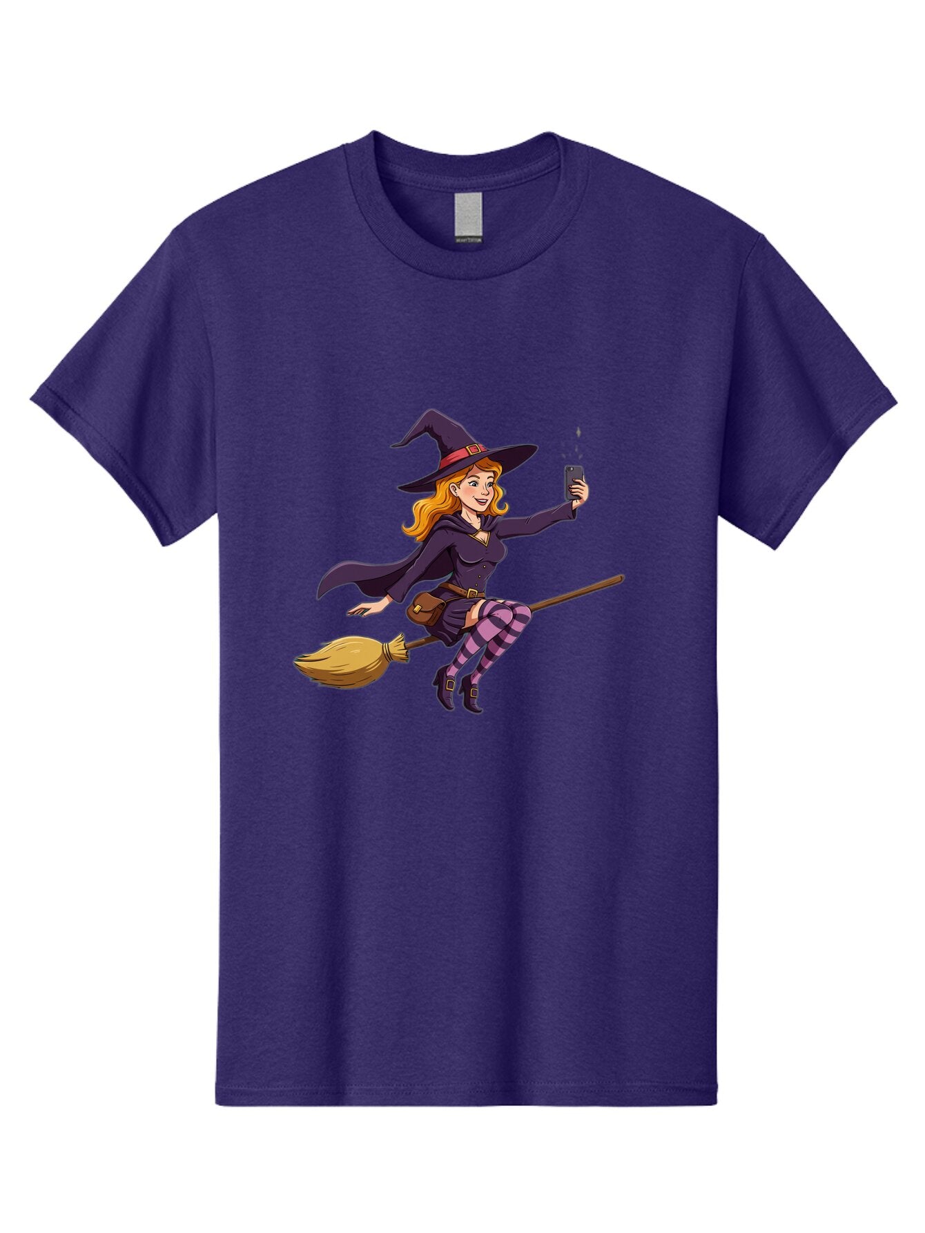 Witch-Flying-On-Broomstick-2 Men'S Graphic Tee, 100% Cotton, Comfortable Casual Summer Wear, Machine Washable, Vintage Camera, Old Camera, Antique Camera, Black Camera, Classic Photography, Photography Equipment, Nostalgic Device, Film Camera, Baq200 10