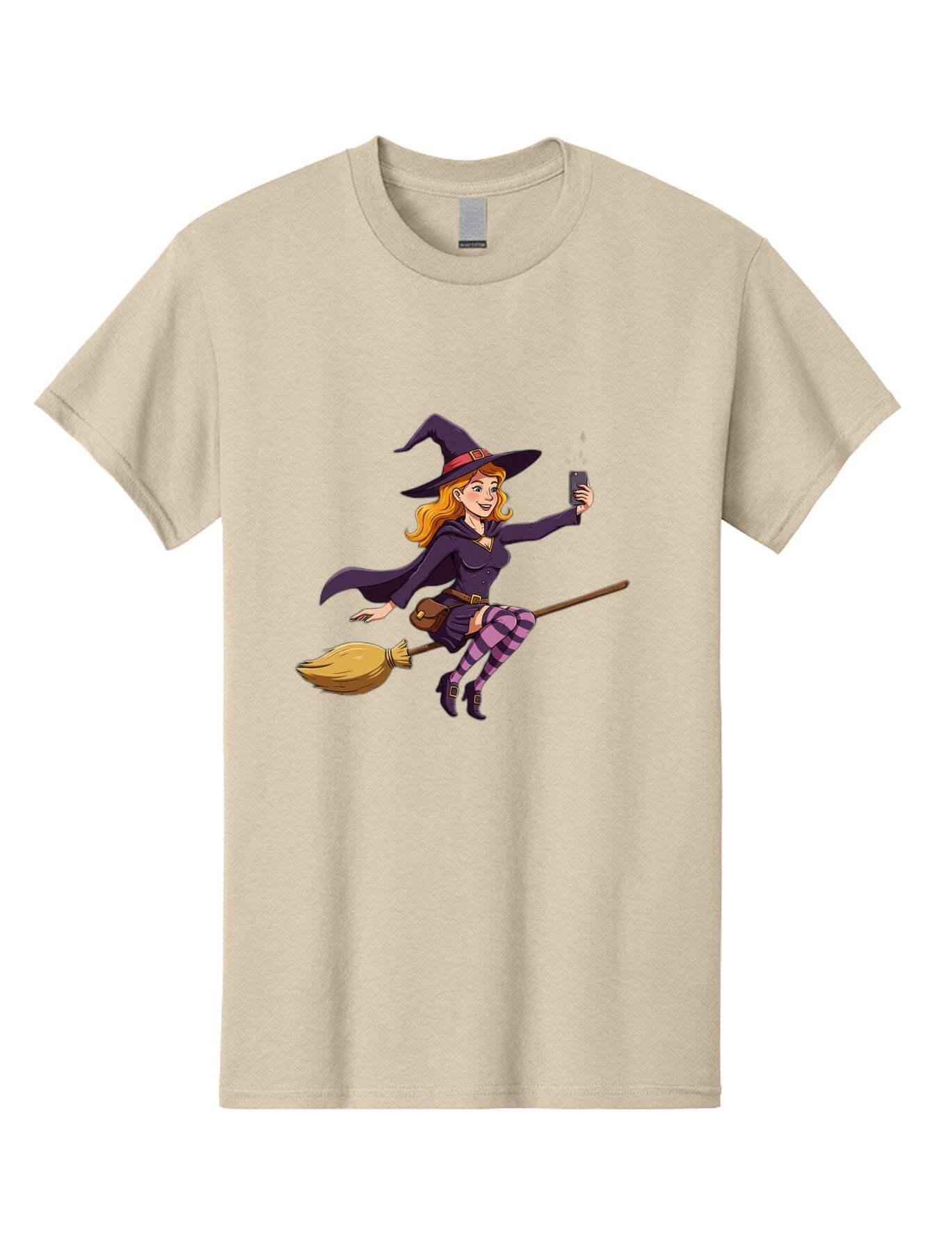 Witch-Flying-On-Broomstick-2 Men'S Graphic Tee, 100% Cotton, Comfortable Casual Summer Wear, Machine Washable, Vintage Camera, Old Camera, Antique Camera, Black Camera, Classic Photography, Photography Equipment, Nostalgic Device, Film Camera, Baq200 5
