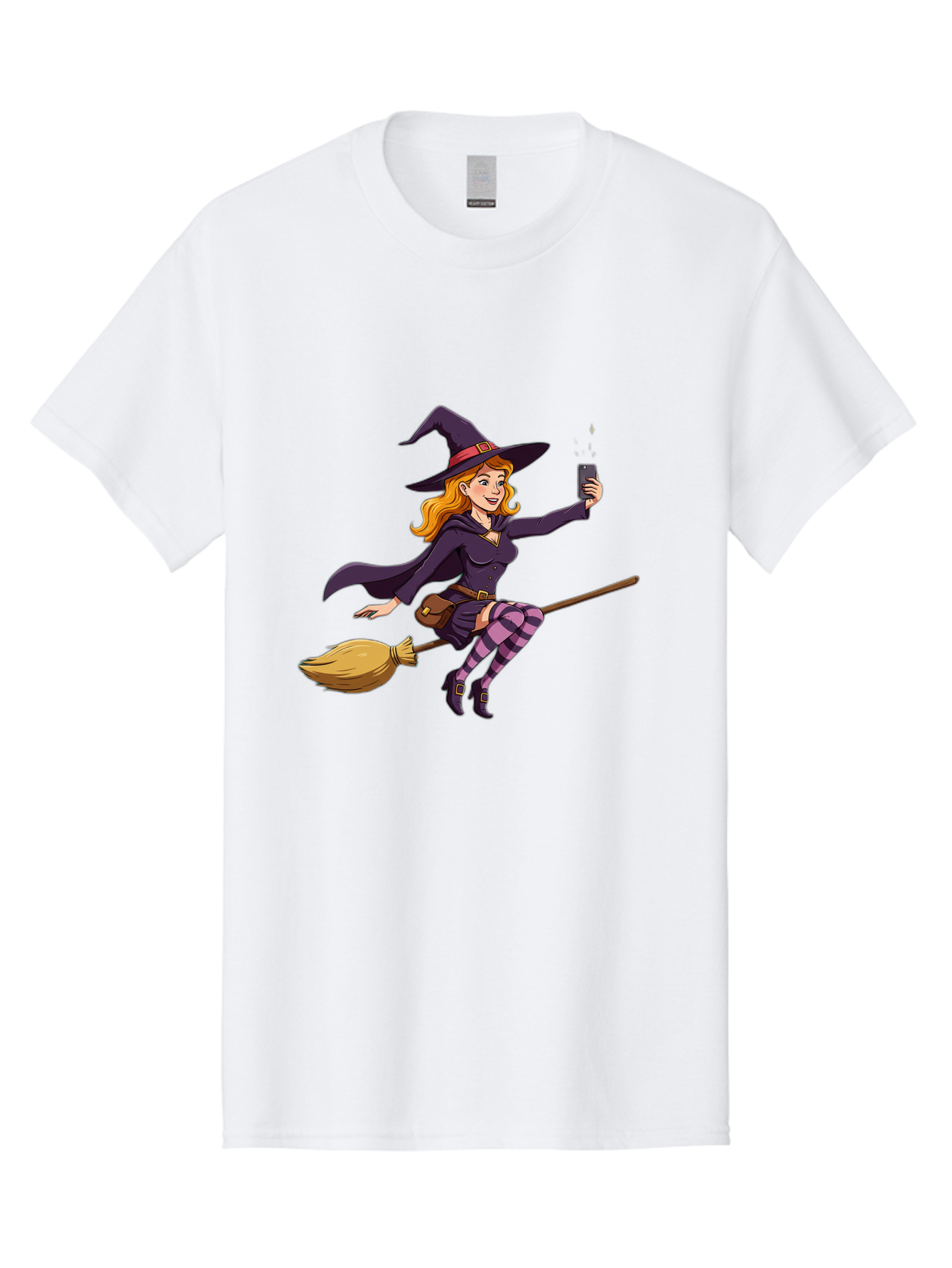 Witch-Flying-On-Broomstick-2 Men'S Graphic Tee, 100% Cotton, Comfortable Casual Summer Wear, Machine Washable, Vintage Camera, Old Camera, Antique Camera, Black Camera, Classic Photography, Photography Equipment, Nostalgic Device, Film Camera, Baq200 5