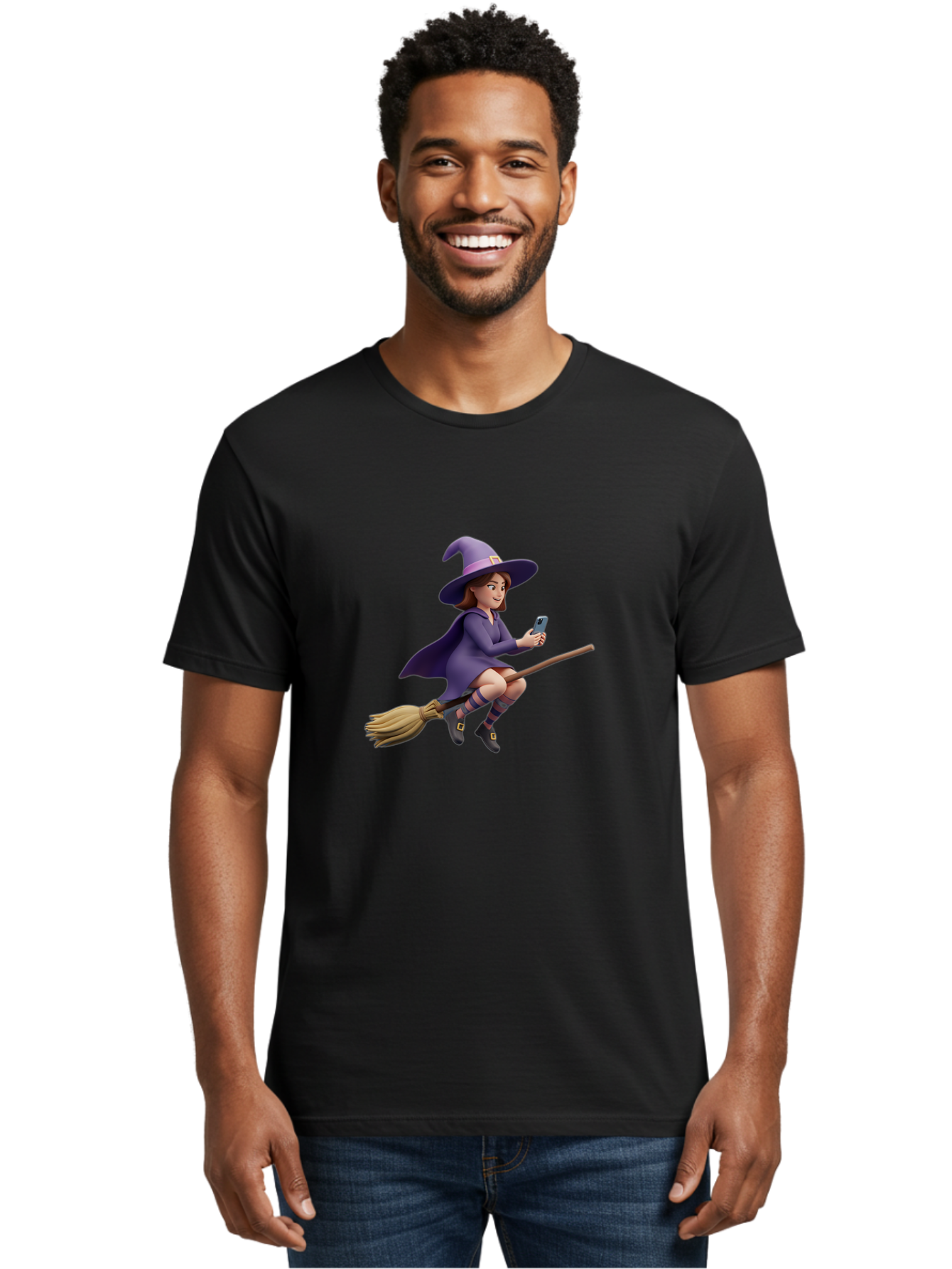 Witch-Flying-On-Broomstick-3 Men'S Graphic Tee, 100% Cotton, Comfortable Casual Summer Wear, Machine Washable, Vintage Camera, Old Camera, Antique Camera, Black Camera, Classic Photography, Photography Equipment, Nostalgic Device, Film Camera, Baq201 24