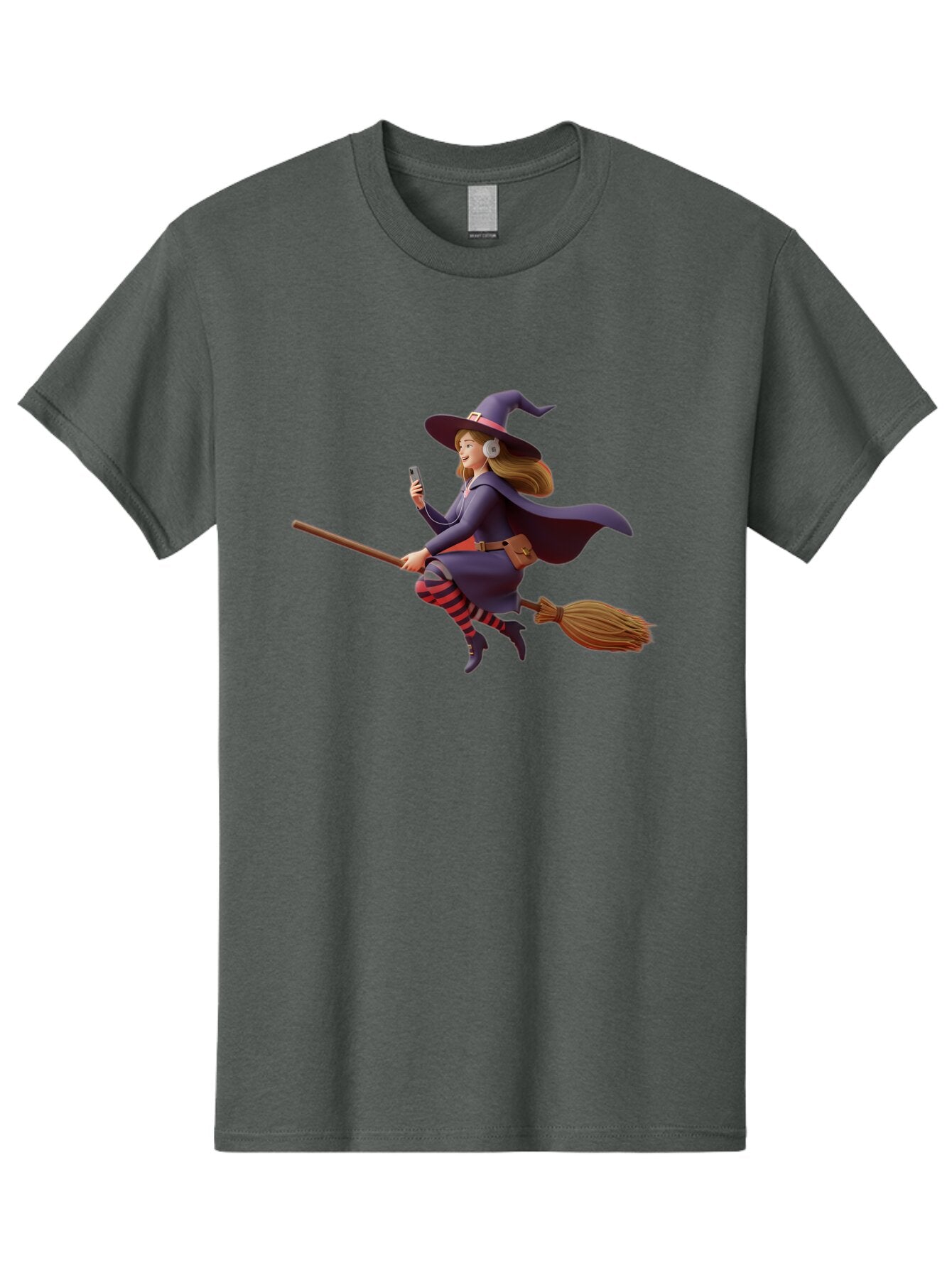 Witch-Flying-On-Broomstick-4 Men'S Graphic Tee, 100% Cotton, Comfortable Casual Summer Wear, Machine Washable, Vintage Camera, Old Camera, Antique Camera, Black Camera, Classic Photography, Photography Equipment, Nostalgic Device, Film Camera, Baq202 3