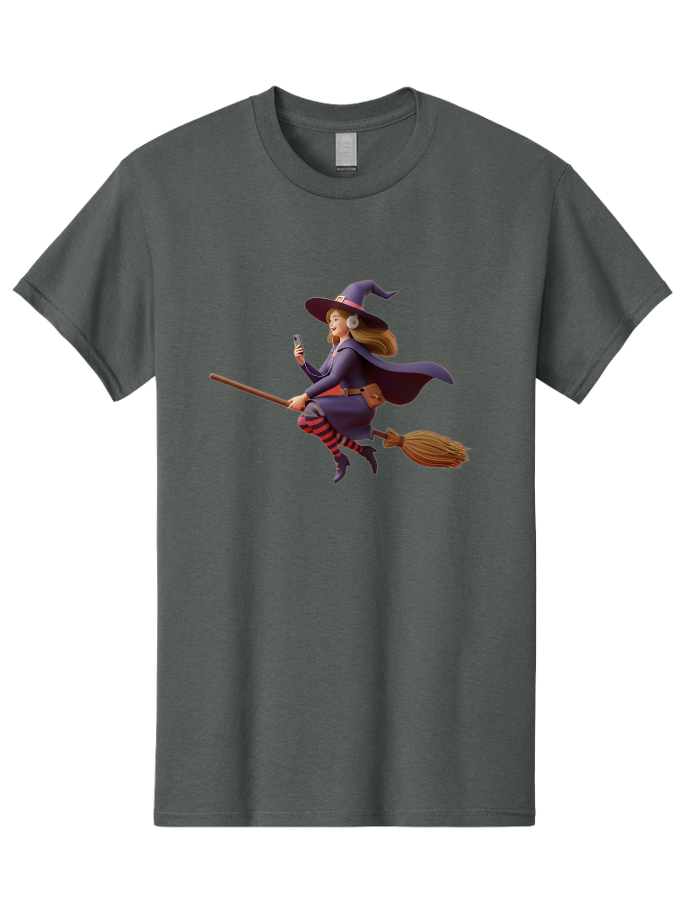 Witch-Flying-On-Broomstick-4 Men'S Graphic Tee, 100% Cotton, Comfortable Casual Summer Wear, Machine Washable, Vintage Camera, Old Camera, Antique Camera, Black Camera, Classic Photography, Photography Equipment, Nostalgic Device, Film Camera, Baq202