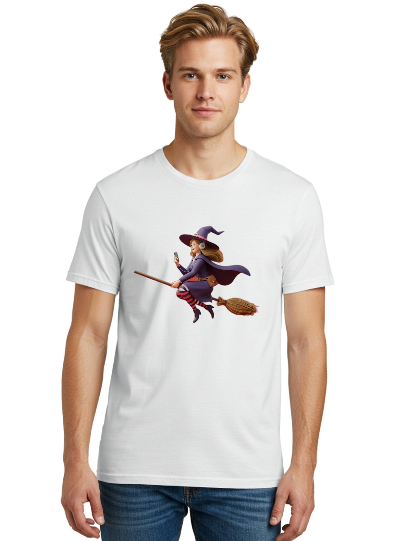 Witch-Flying-On-Broomstick-4 Men'S Graphic Tee, 100% Cotton, Comfortable Casual Summer Wear, Machine Washable, Vintage Camera, Old Camera, Antique Camera, Black Camera, Classic Photography, Photography Equipment, Nostalgic Device, Film Camera, Baq202 29