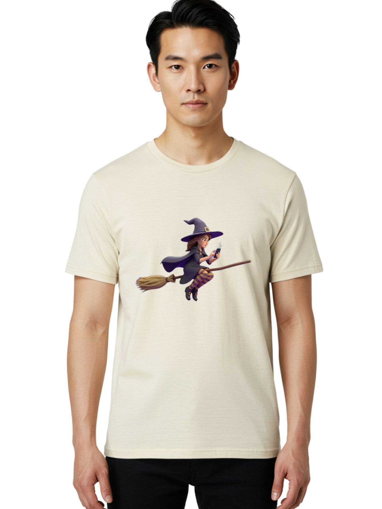 Witch-Flying-On-Broomstick-5 Men'S Graphic Tee, 100% Cotton, Comfortable Casual Summer Wear, Machine Washable, Vintage Camera, Old Camera, Antique Camera, Black Camera, Classic Photography, Photography Equipment, Nostalgic Device, Film Camera, Baq203 21