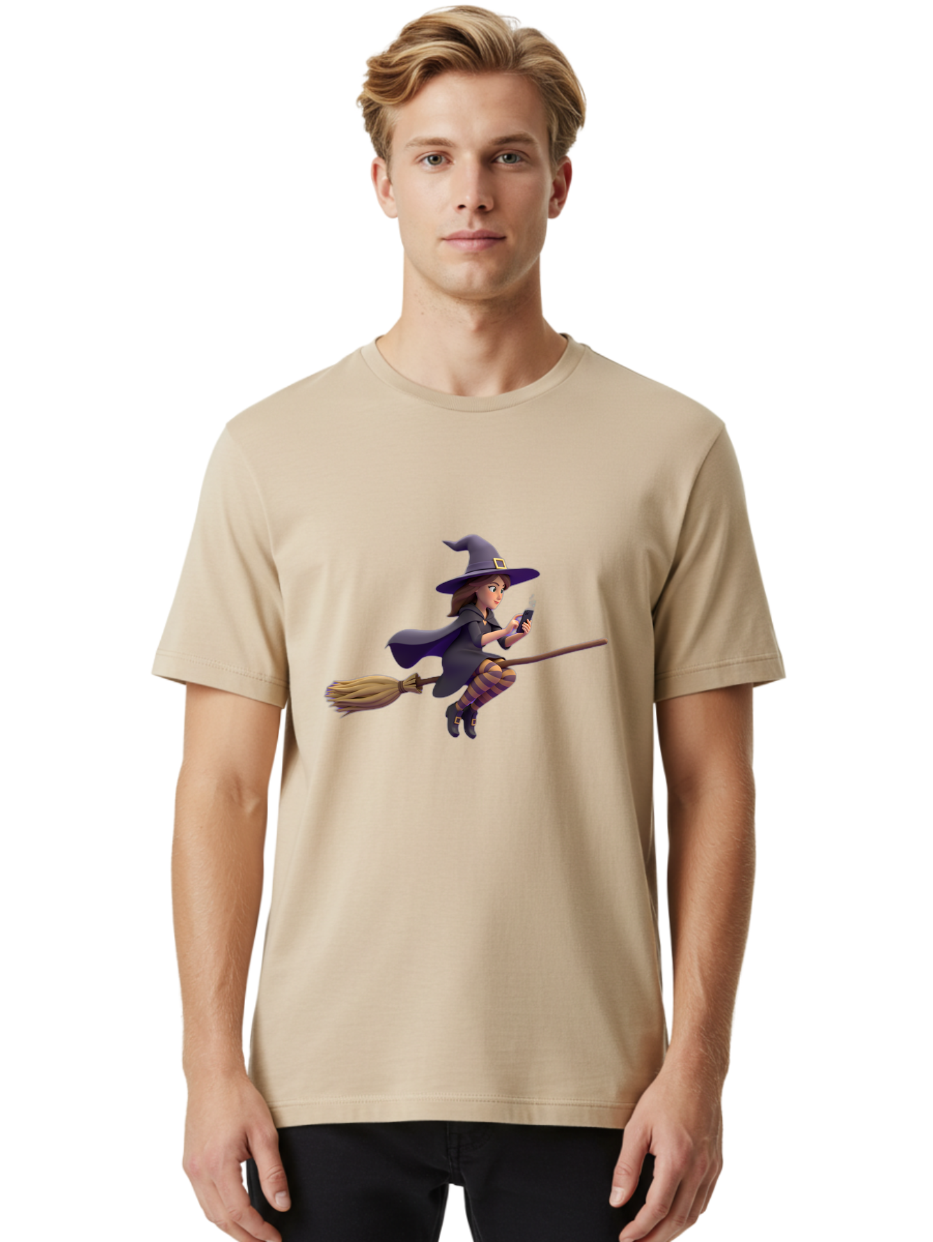 Witch-Flying-On-Broomstick-5 Men'S Graphic Tee, 100% Cotton, Comfortable Casual Summer Wear, Machine Washable, Vintage Camera, Old Camera, Antique Camera, Black Camera, Classic Photography, Photography Equipment, Nostalgic Device, Film Camera, Baq203 18