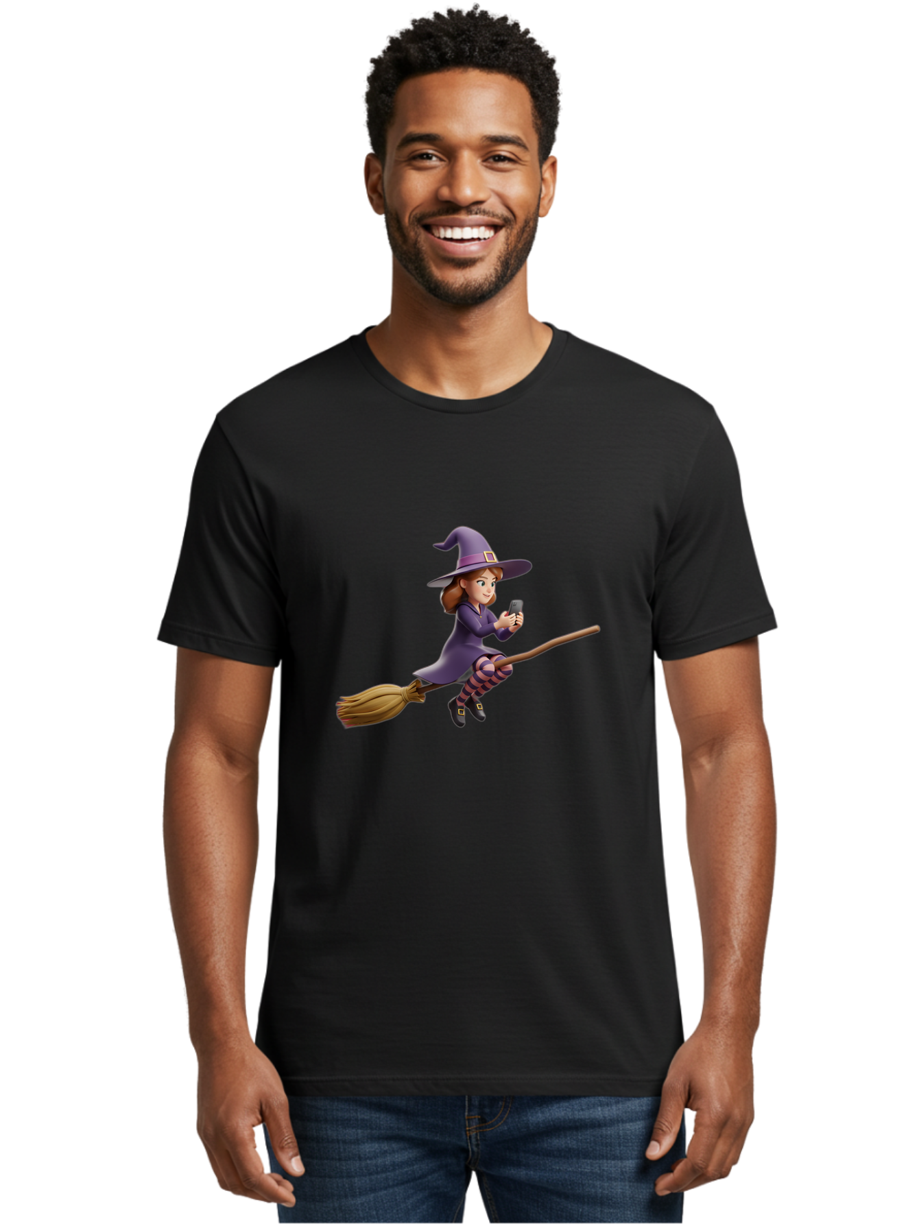 Witch-Flying-On-Broomstick-6 Men'S Graphic Tee, 100% Cotton, Comfortable Casual Summer Wear, Machine Washable, Vintage Camera, Old Camera, Antique Camera, Black Camera, Classic Photography, Photography Equipment, Nostalgic Device, Film Camera, Baq204 27