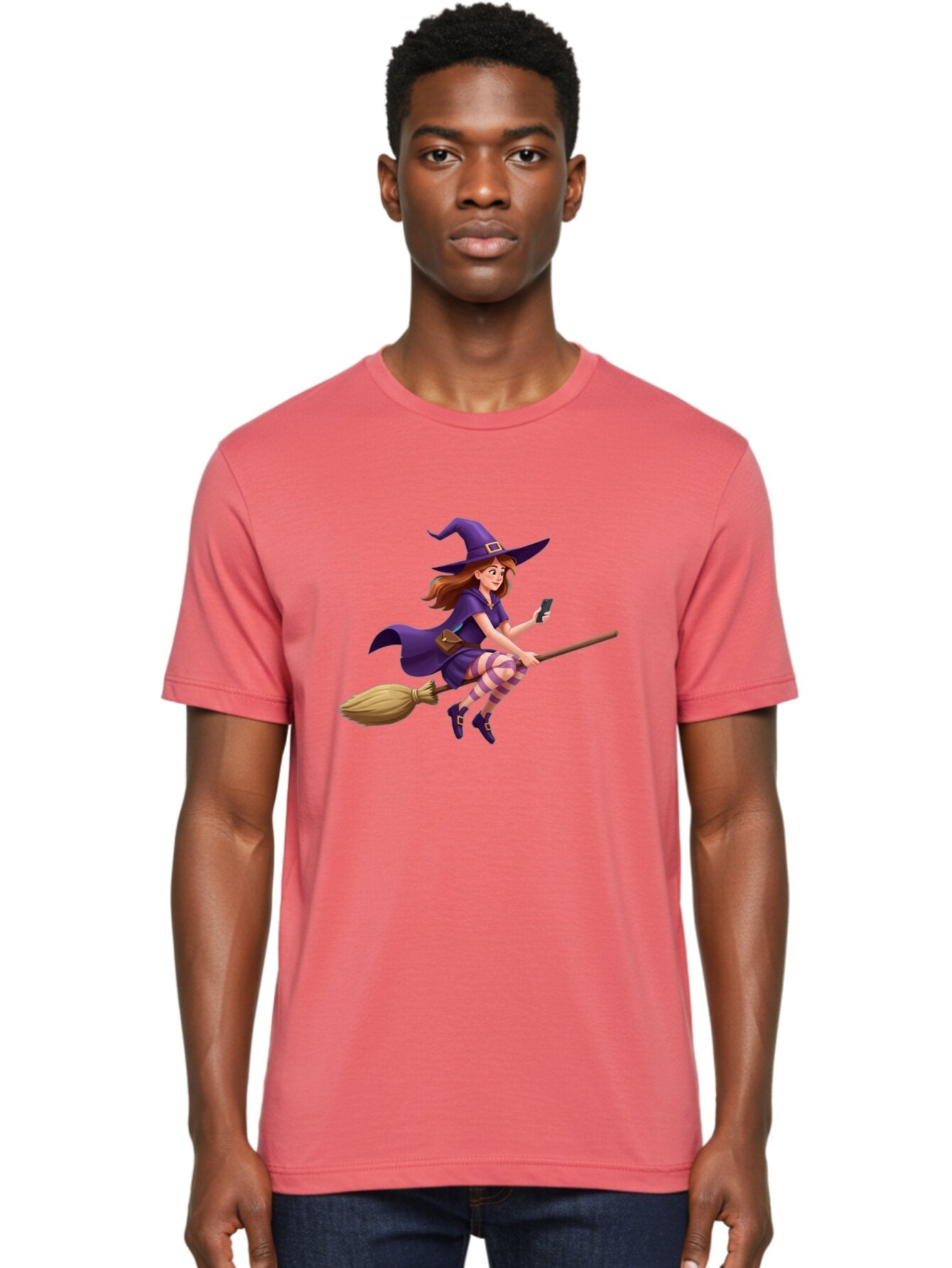 Witch-Flying-On-Broomstick-7 Men'S Graphic Tee, 100% Cotton, Comfortable Casual Summer Wear, Machine Washable, Vintage Camera, Old Camera, Antique Camera, Black Camera, Classic Photography, Photography Equipment, Nostalgic Device, Film Camera, Baq205 17