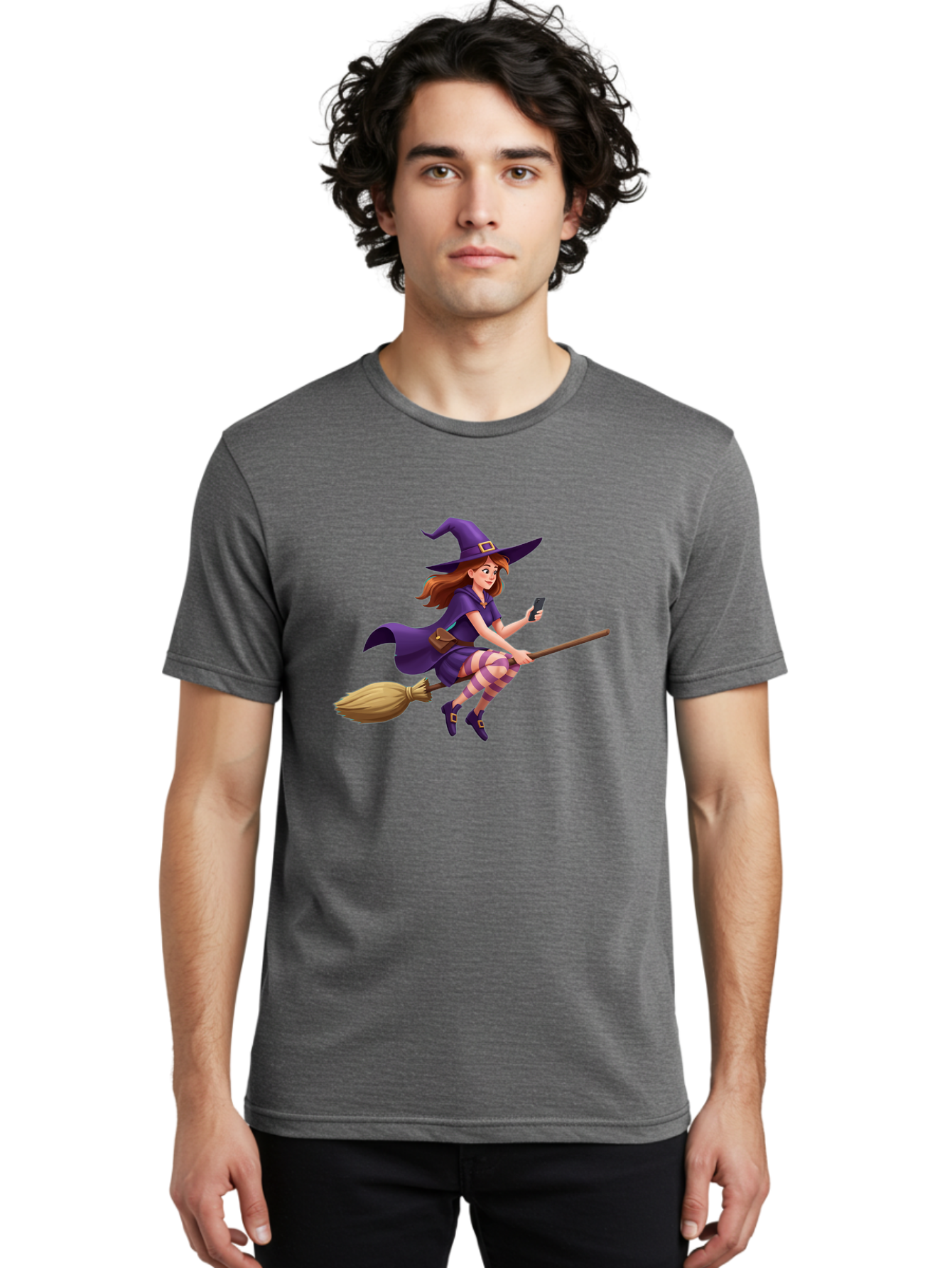 Witch-Flying-On-Broomstick-7 Men'S Graphic Tee, 100% Cotton, Comfortable Casual Summer Wear, Machine Washable, Vintage Camera, Old Camera, Antique Camera, Black Camera, Classic Photography, Photography Equipment, Nostalgic Device, Film Camera, Baq205 27