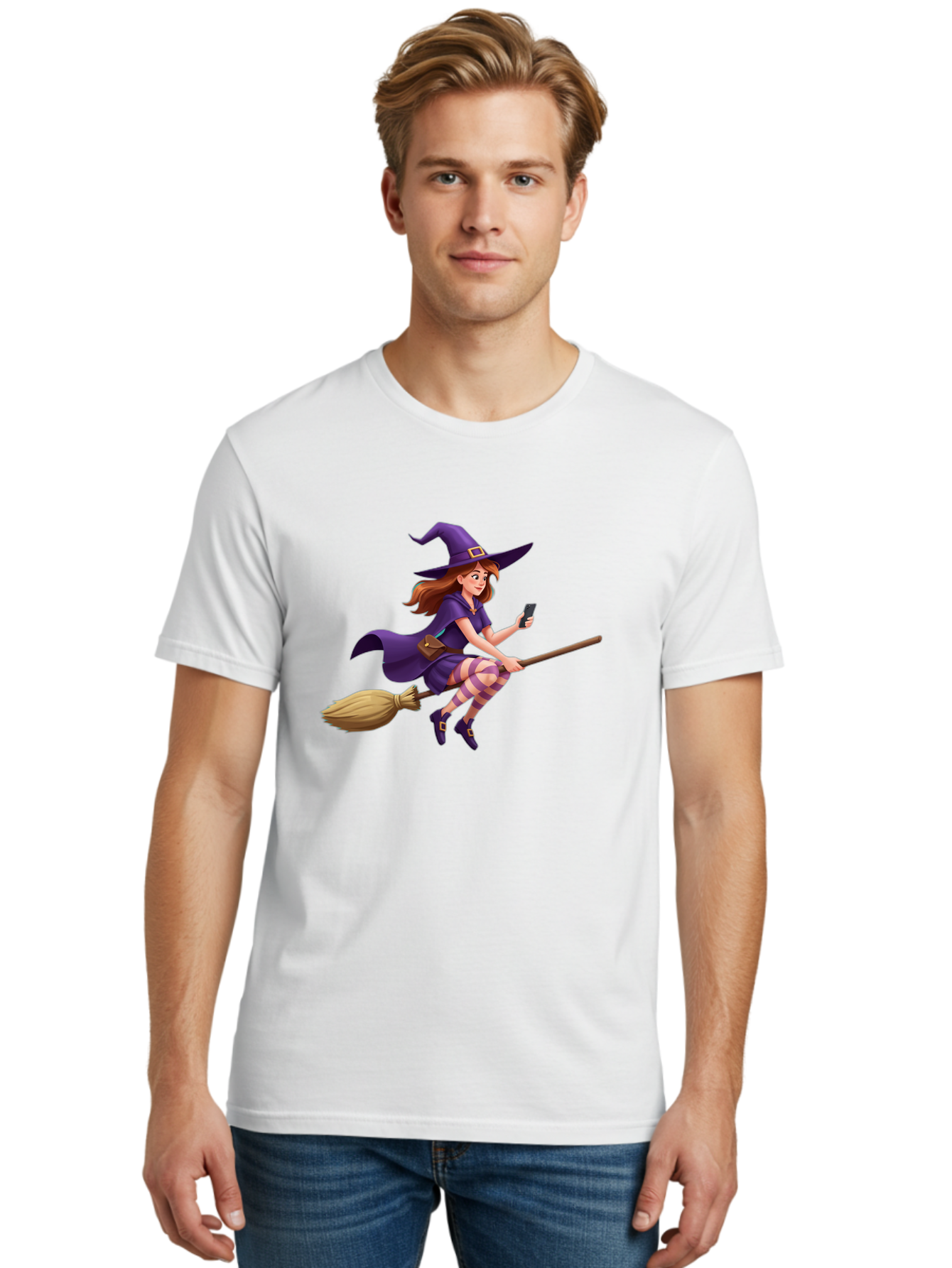 Witch-Flying-On-Broomstick-7 Men'S Graphic Tee, 100% Cotton, Comfortable Casual Summer Wear, Machine Washable, Vintage Camera, Old Camera, Antique Camera, Black Camera, Classic Photography, Photography Equipment, Nostalgic Device, Film Camera, Baq205 16