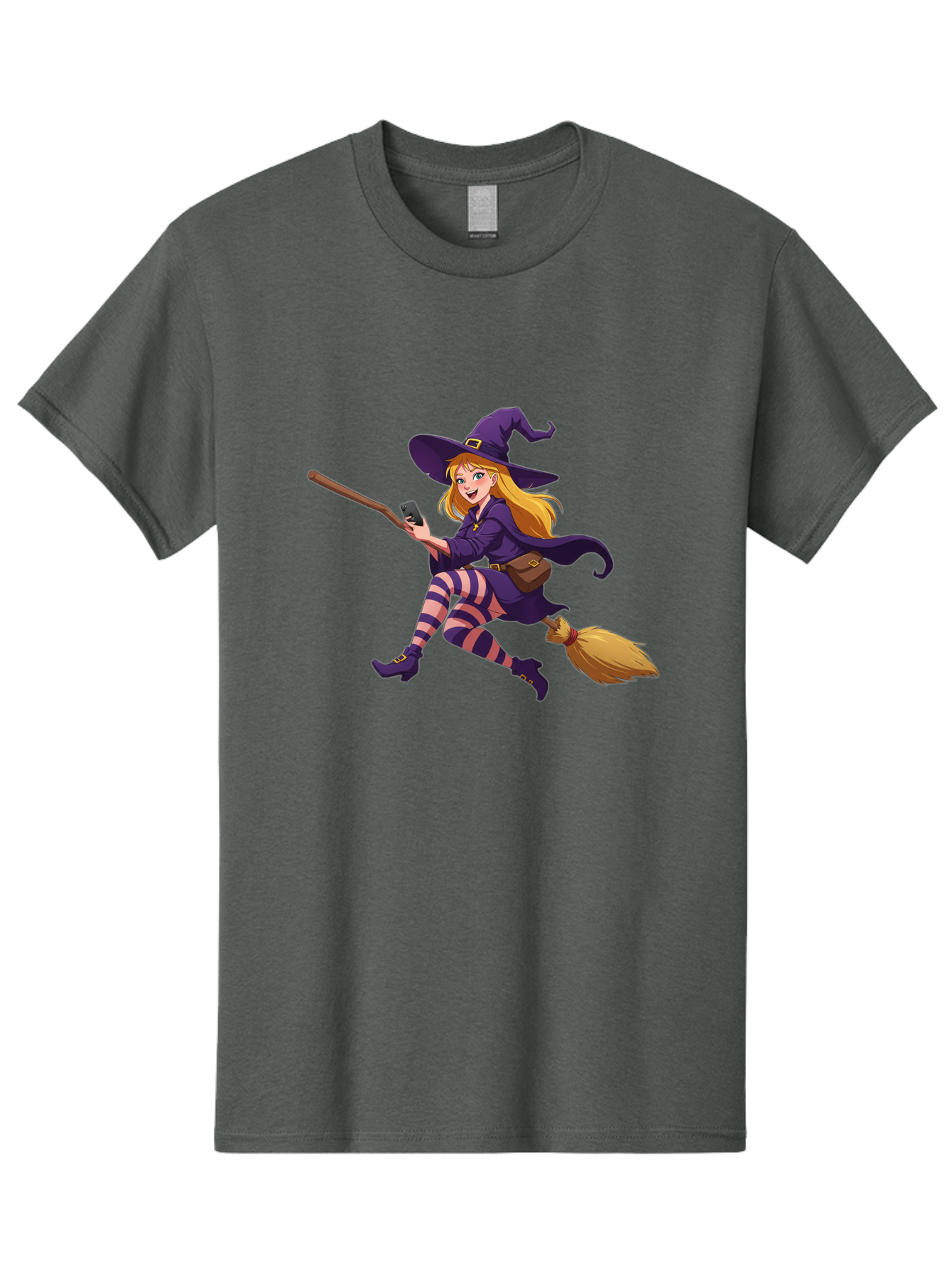 Witch-Flying-On-Broomstick Men'S Graphic Tee, 100% Cotton, Comfortable Casual Summer Wear, Machine Washable, Vintage Camera, Old Camera, Antique Camera, Black Camera, Classic Photography, Photography Equipment, Nostalgic Device, Film Camera, Baq206 6